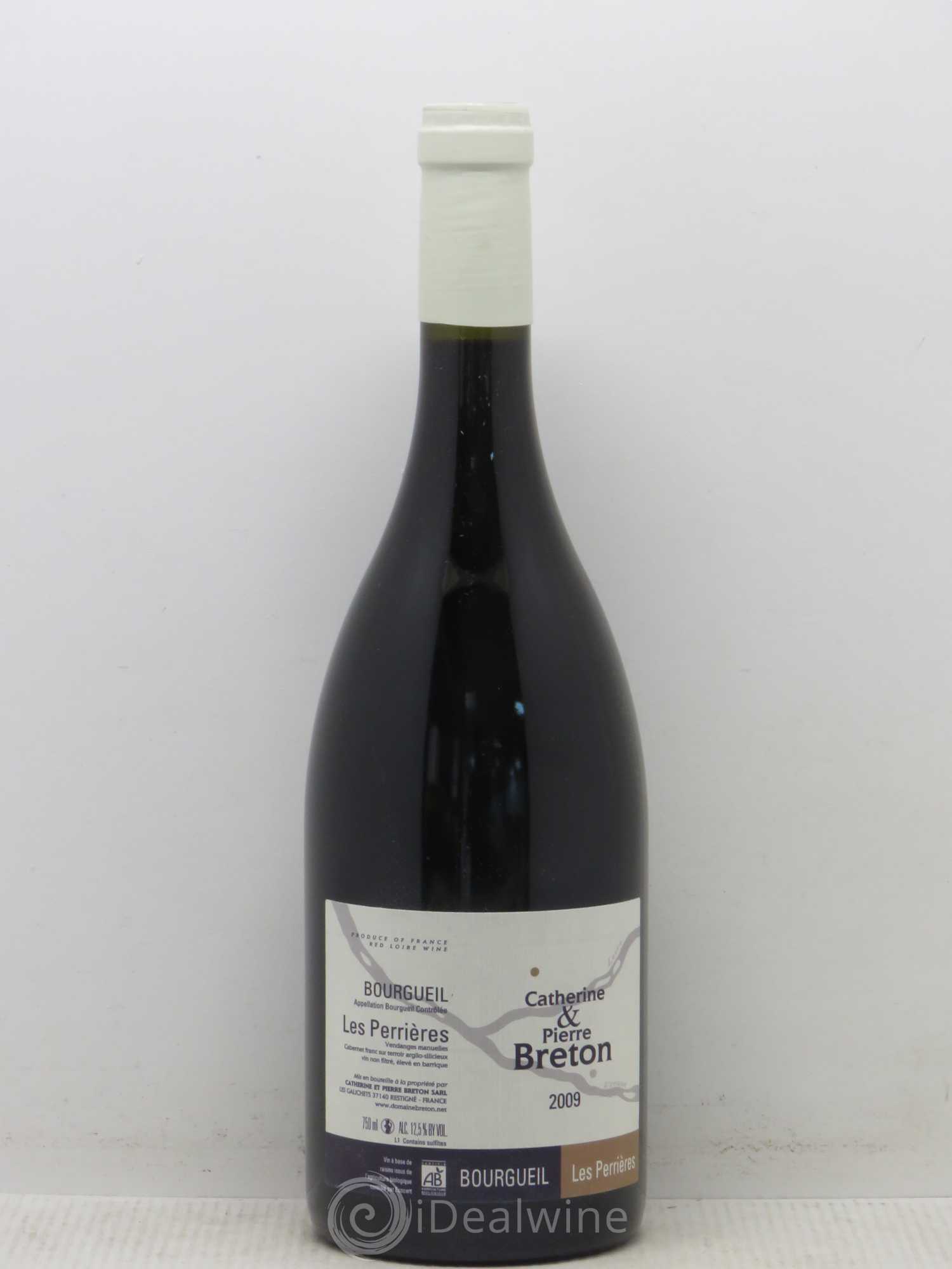 Bourgueil Les Perrières Catherine et Pierre Breton 2009 - Lot de 1 bouteille - 0