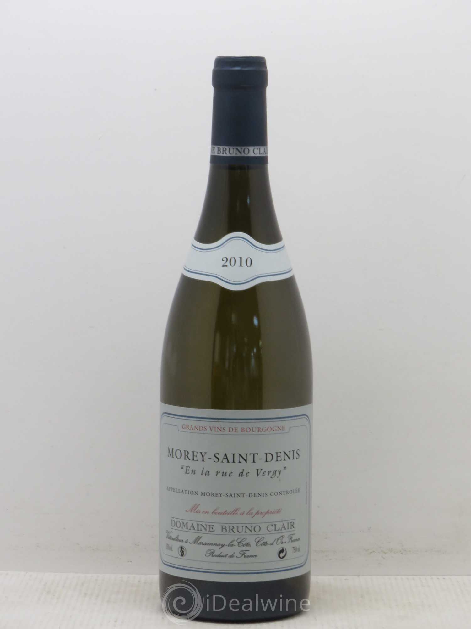 Morey-Saint-Denis En la Rue de Vergy Bruno Clair (Domaine) 2010 - Lot de 1 bouteille - 0