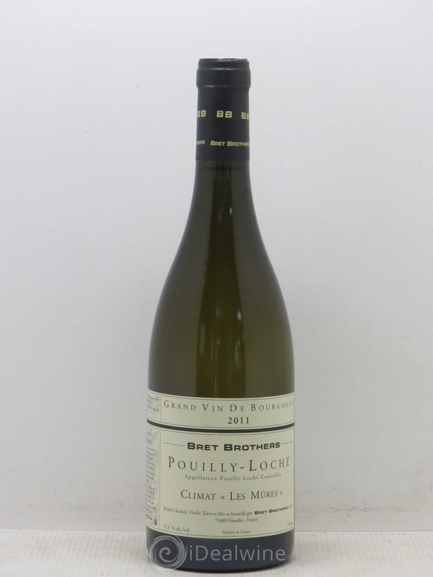 Mâcon Pouilly Loché Les Mûres Bret Brothers 2011 - Posten von 1 Flasche - 0