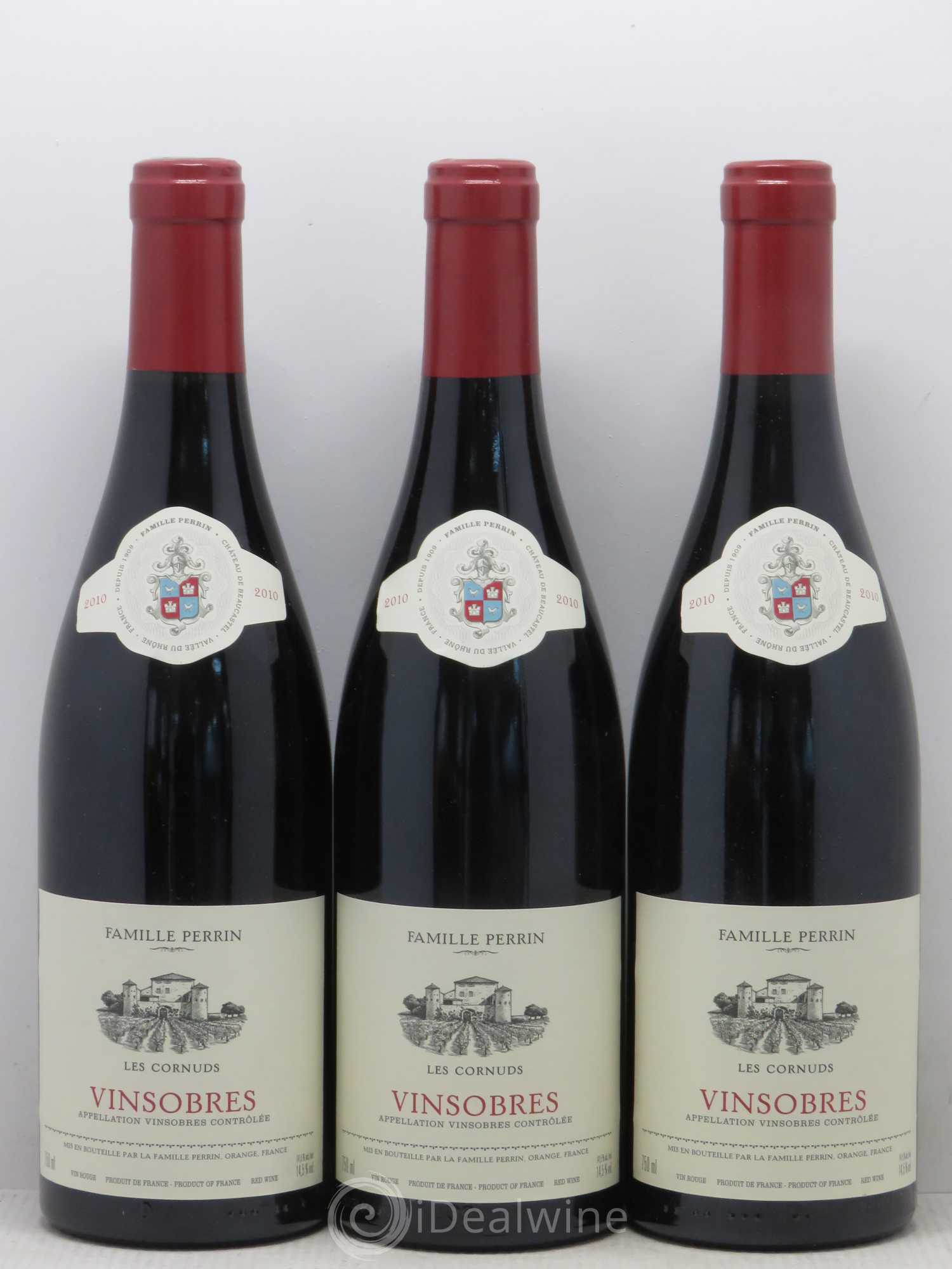 Côtes-du-Rhône Vinsobres Perrin 2010 - Lot de 3 bouteilles - 0