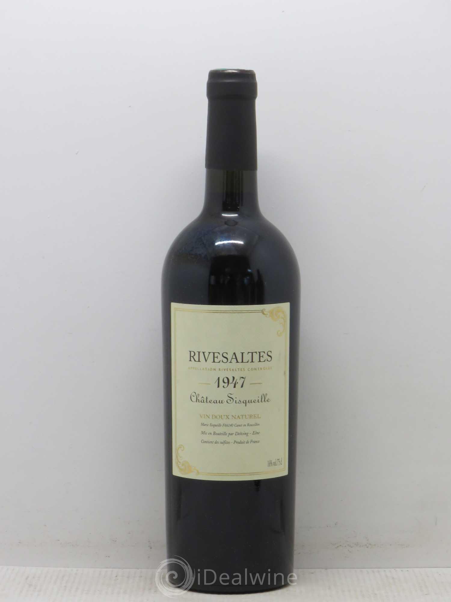 Rivesaltes Château Sisqueille 1947 - Posten von 1 Flasche - 0
