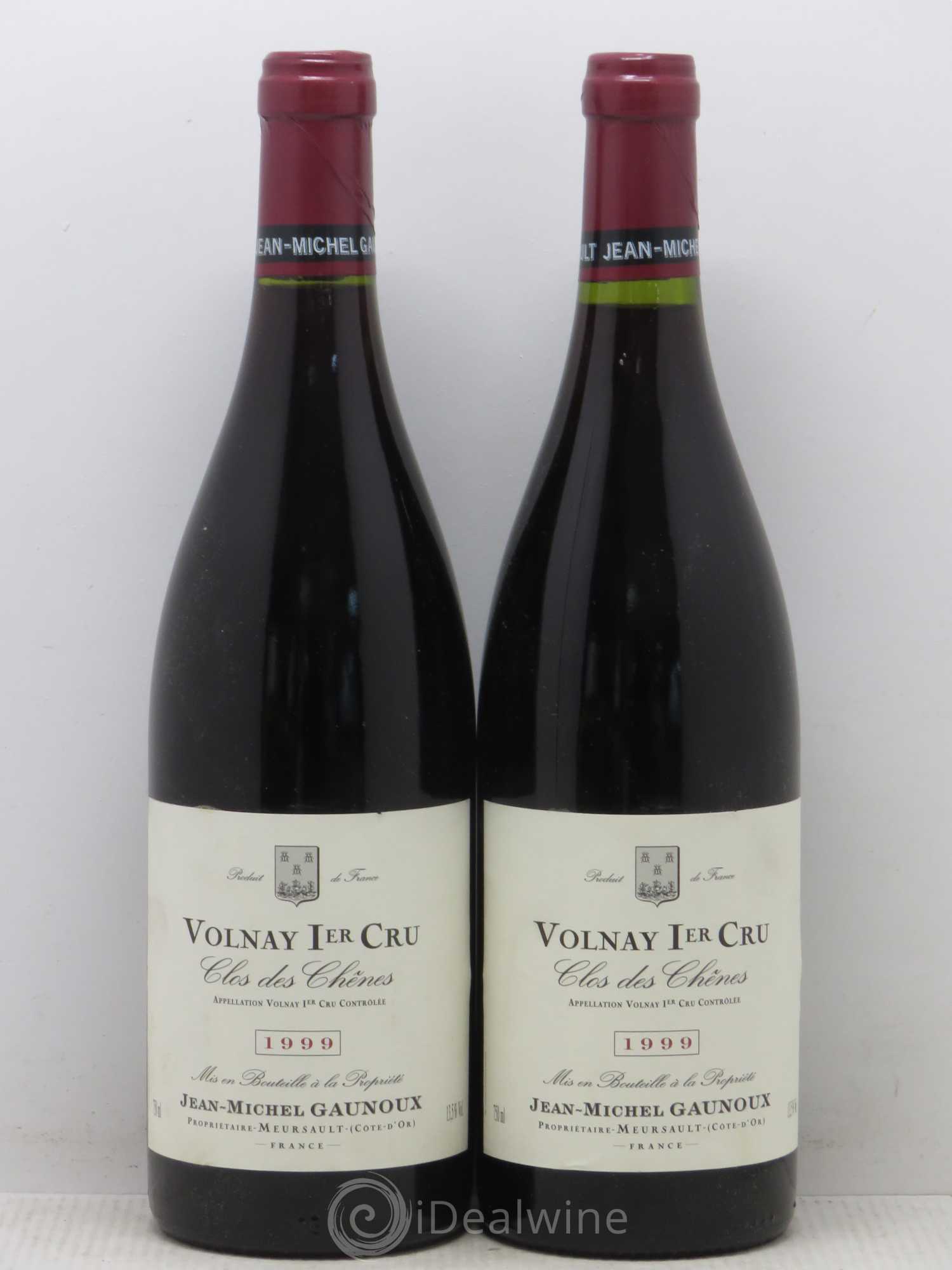 Volnay 1er Cru Clos Des Chênes Gaunoux 1999 - Posten von 2 Flaschen - 0