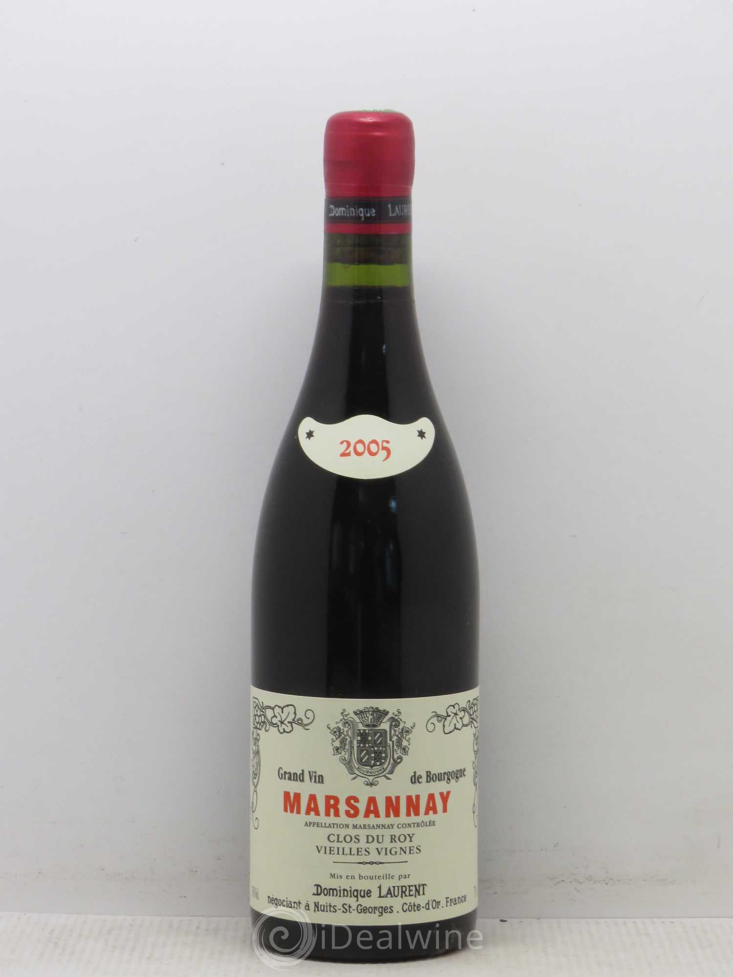 Marsannay Vieilles vignes Dominique Laurent Clos Du Roy 2005 - Lot de 1 bouteille - 0