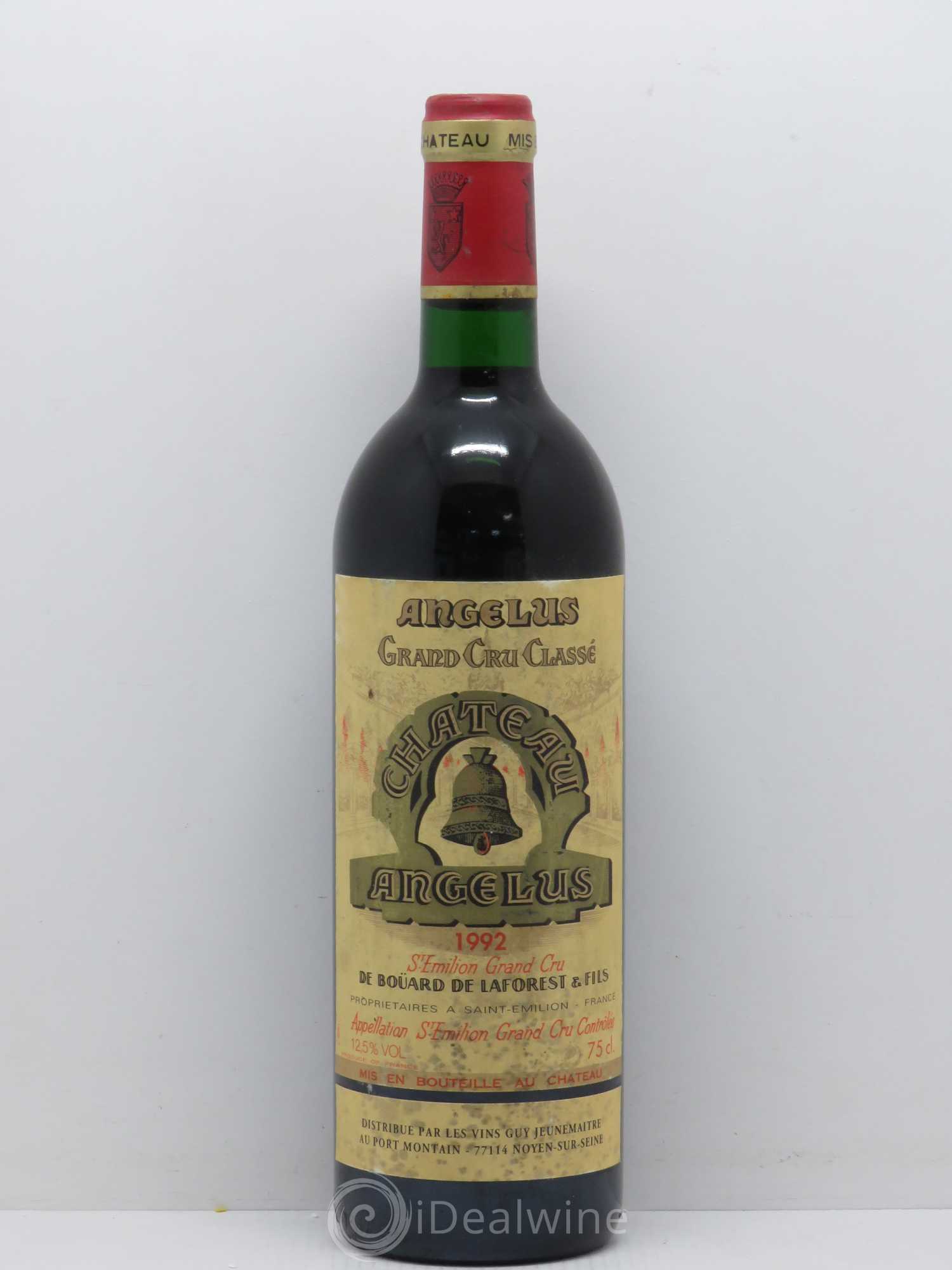 Château Angélus 1er Grand Cru Classé A 1992 - Lot de 1 bouteille - 0