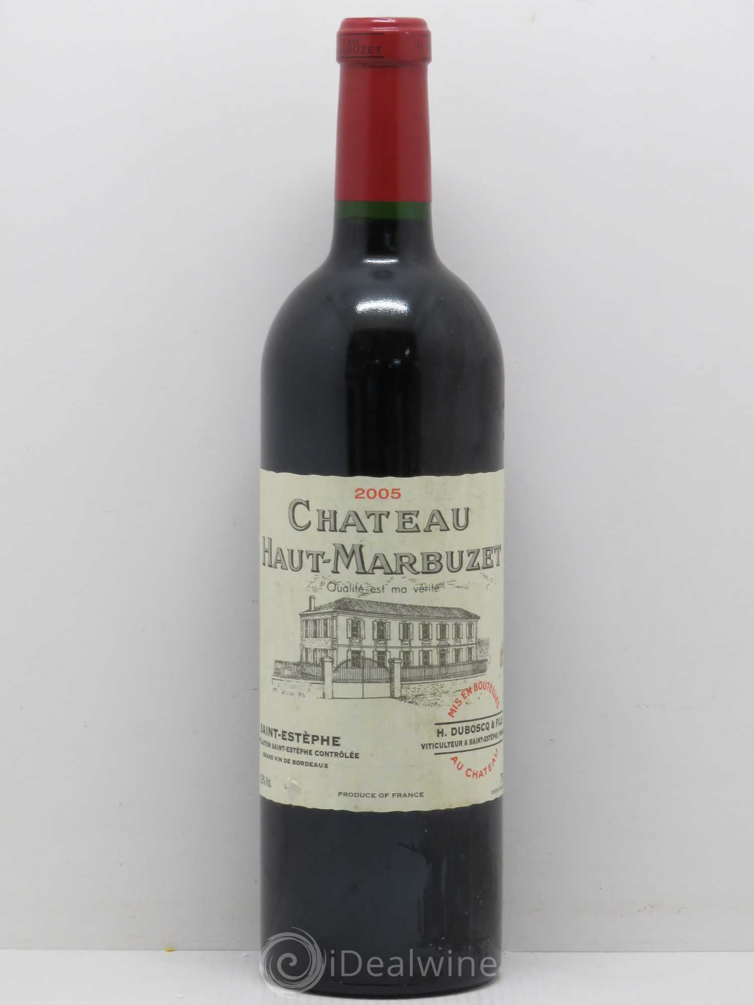 Château Haut Marbuzet 2005 - Lot de 1 bouteille - 0