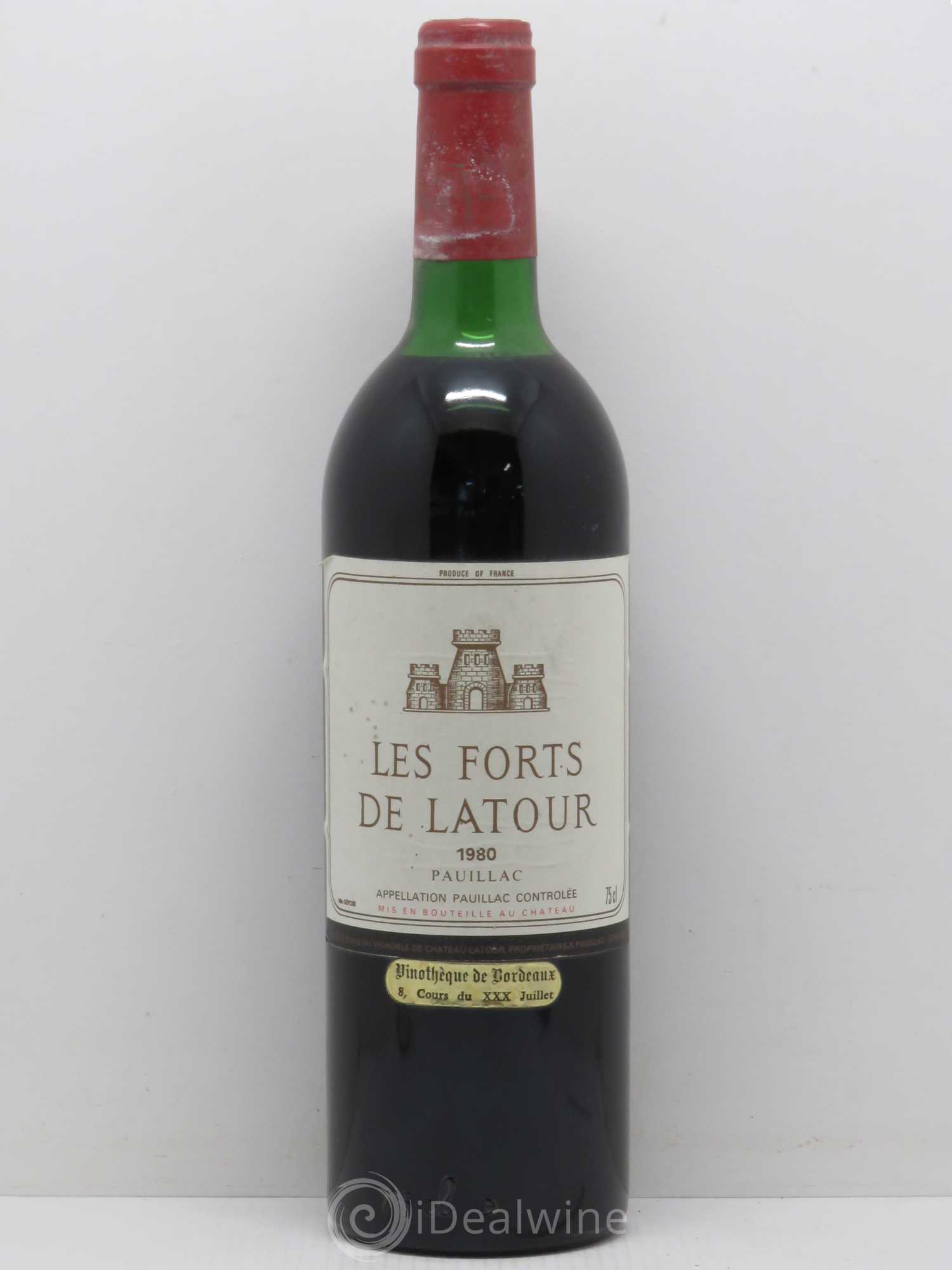Les Forts de Latour Second Vin 1980 - Lot de 1 bouteille - 0