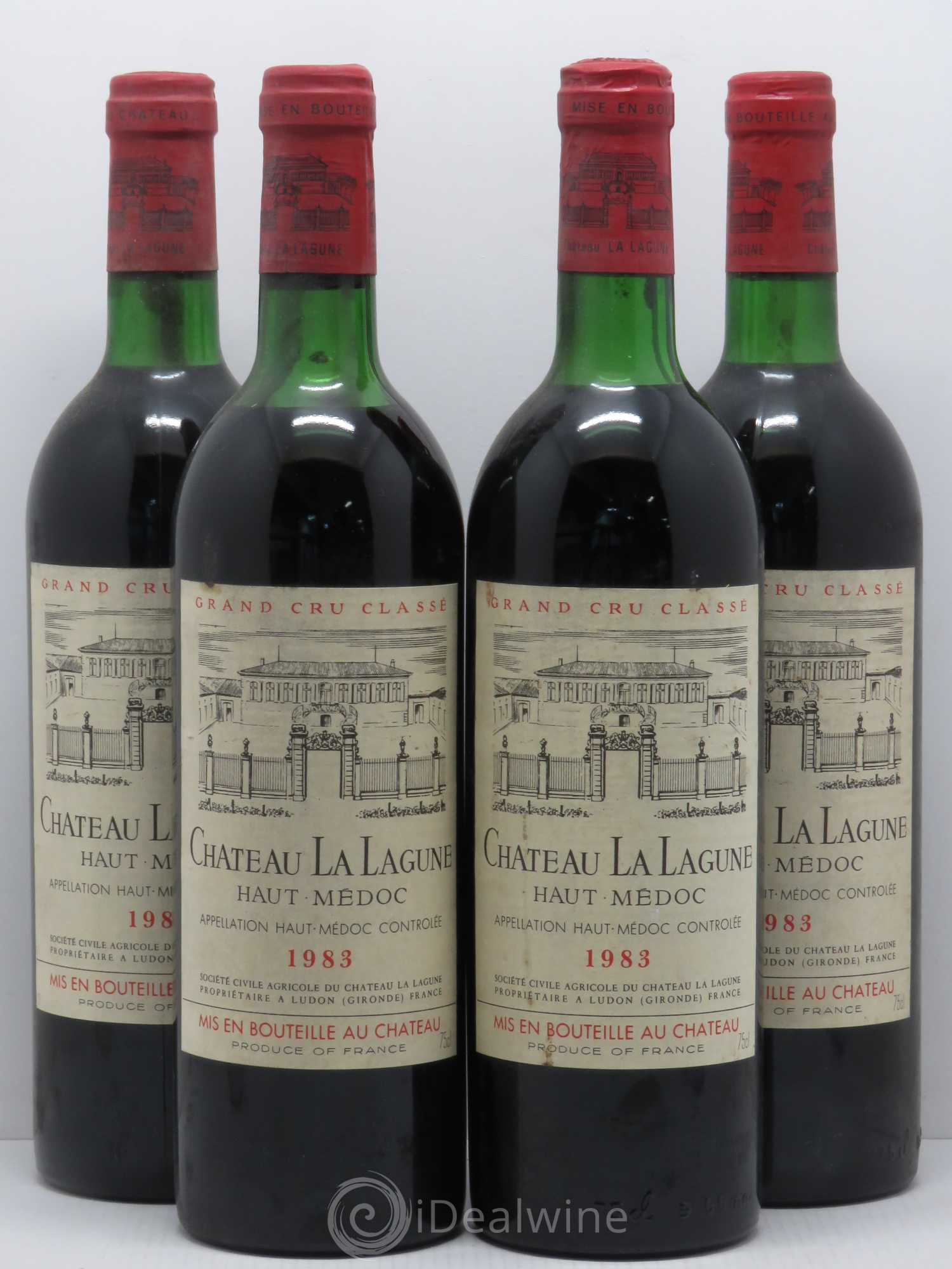 Château la Lagune 3ème Grand Cru Classé 1983 - Lot de 4 bouteilles - 0