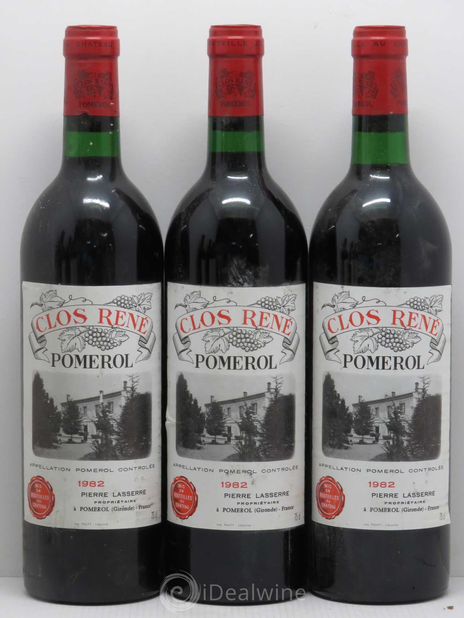 Clos René 1982 - Posten von 6 Flaschen - 1