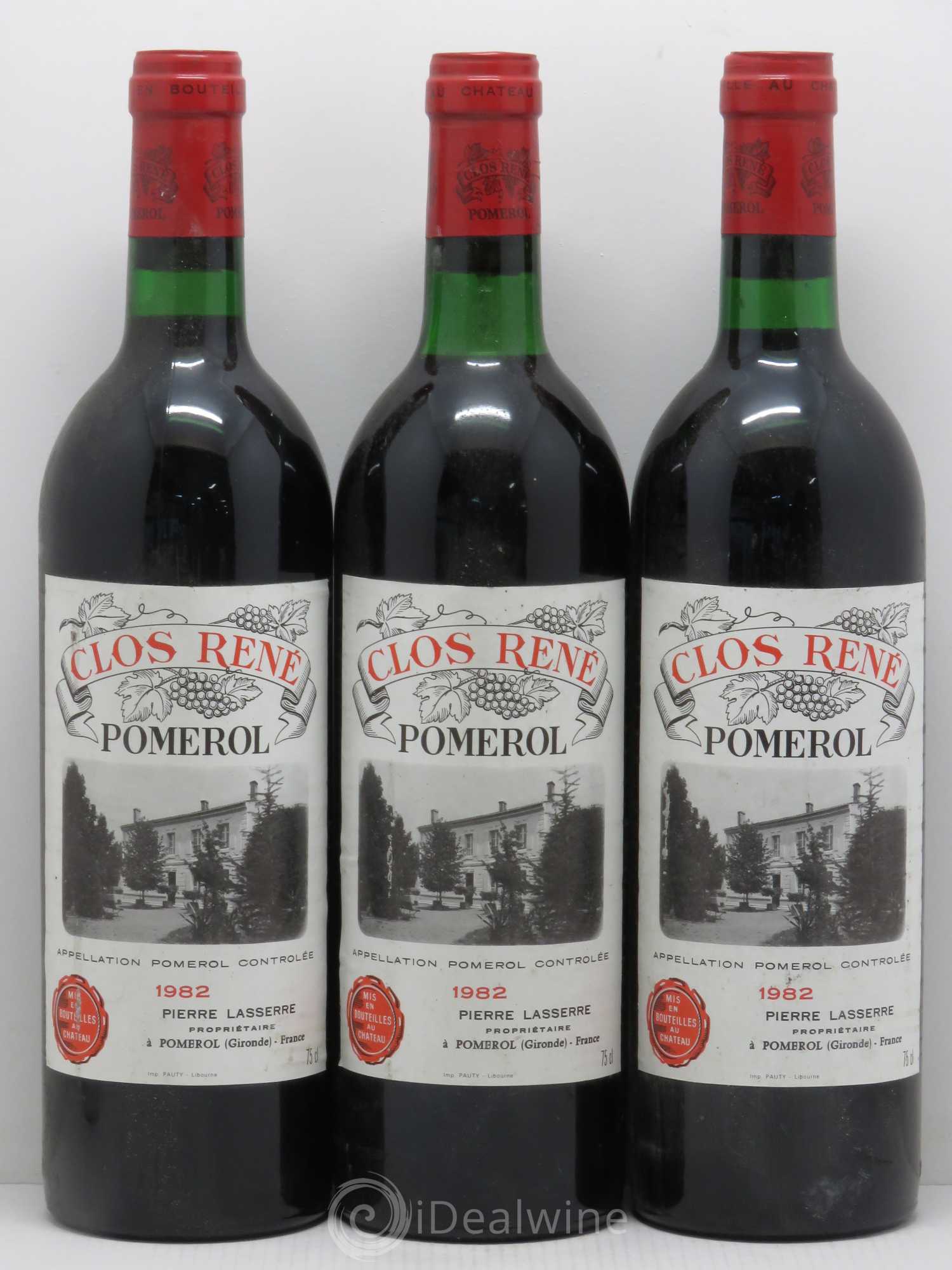 Clos René 1982 - Posten von 6 Flaschen - 2
