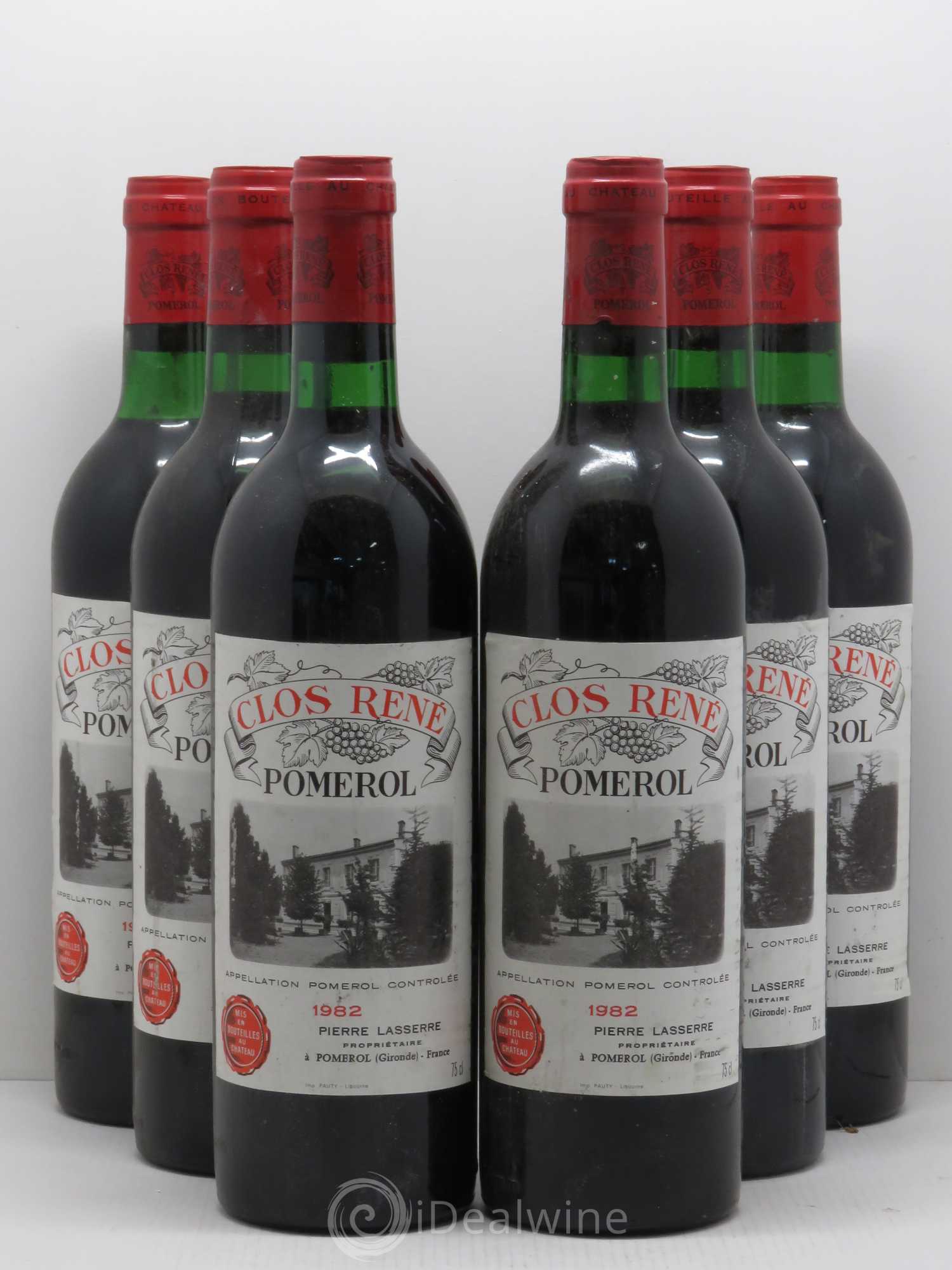 Clos René 1982 - Posten von 6 Flaschen - 0