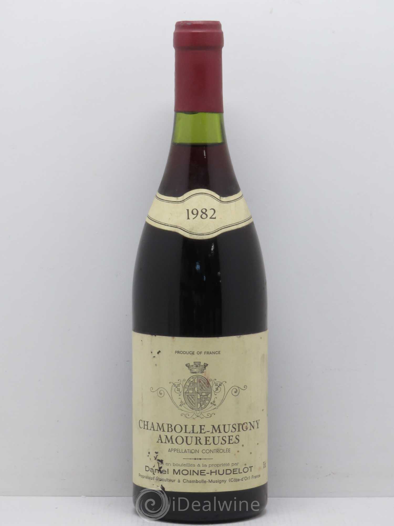 Chambolle-Musigny 1er Cru Les Amoureuses Moine-Hudelot (Domaine) 1982 - Lot de 1 bouteille - 0