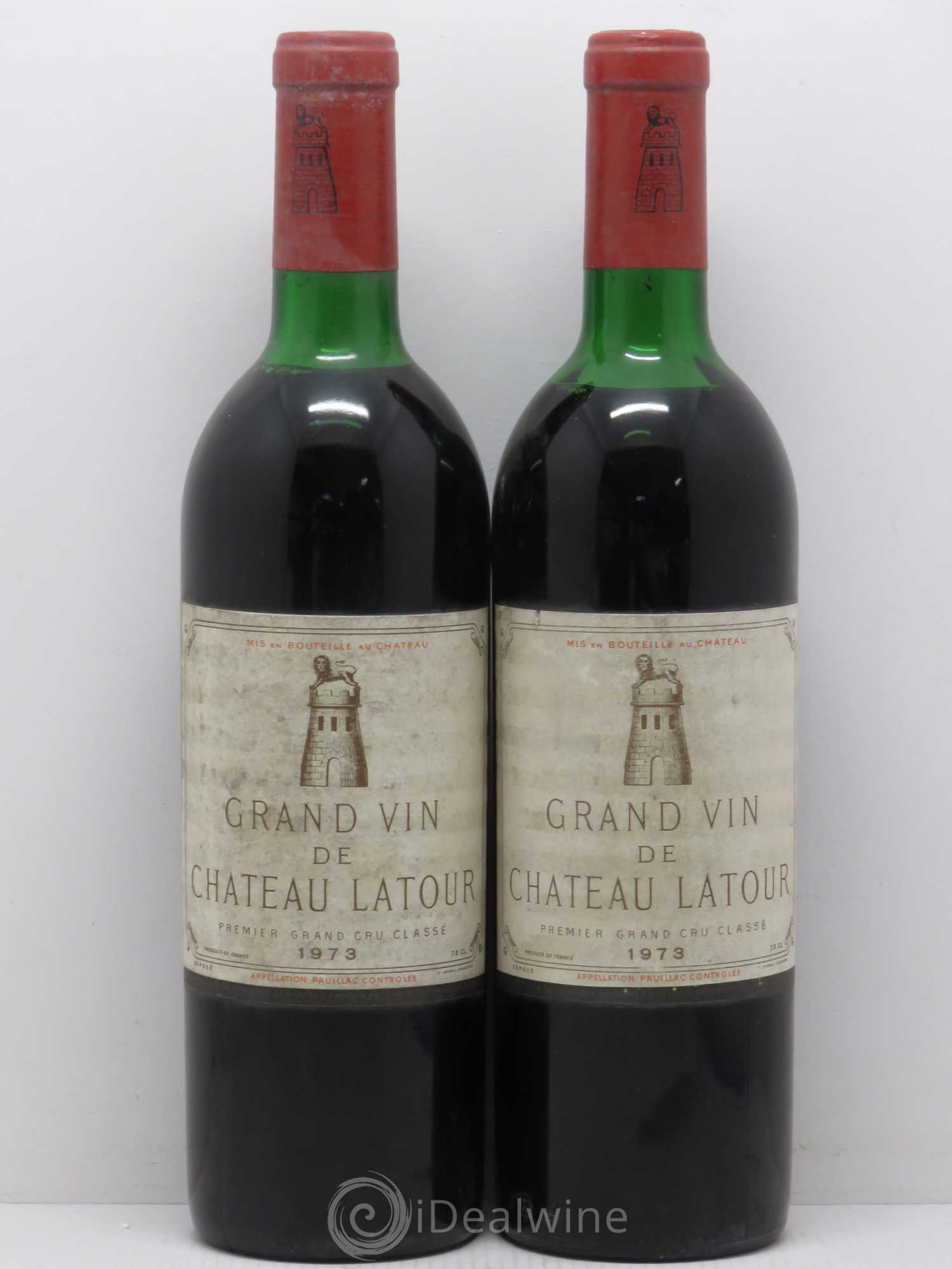Château Latour 1er Grand Cru Classé 1973 - Lot de 2 bouteilles - 0