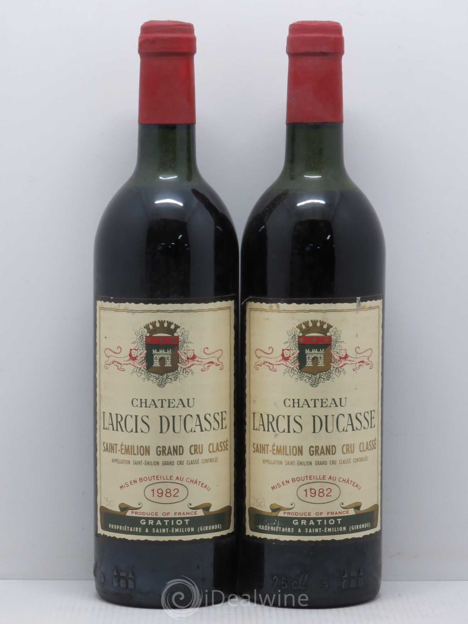 Château Larcis Ducasse 1er Grand Cru Classé B 1982 - Lot de 5 bouteilles - 2