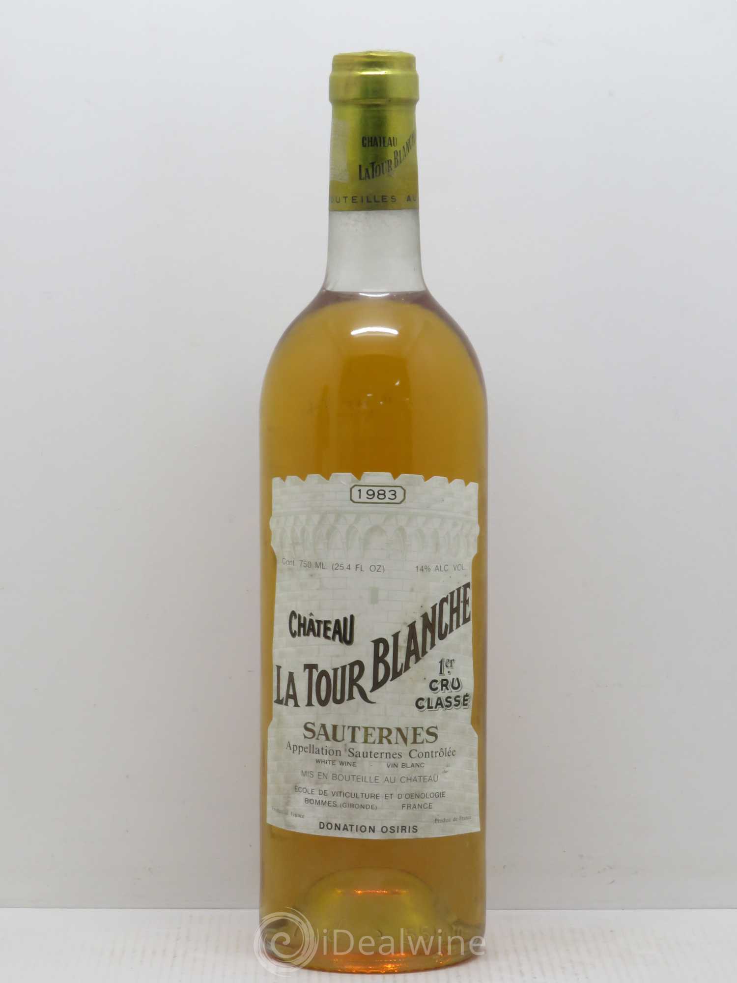 Château la Tour Blanche 1er Grand Cru Classé 1983 - Lotto di 1 bottiglia - 0