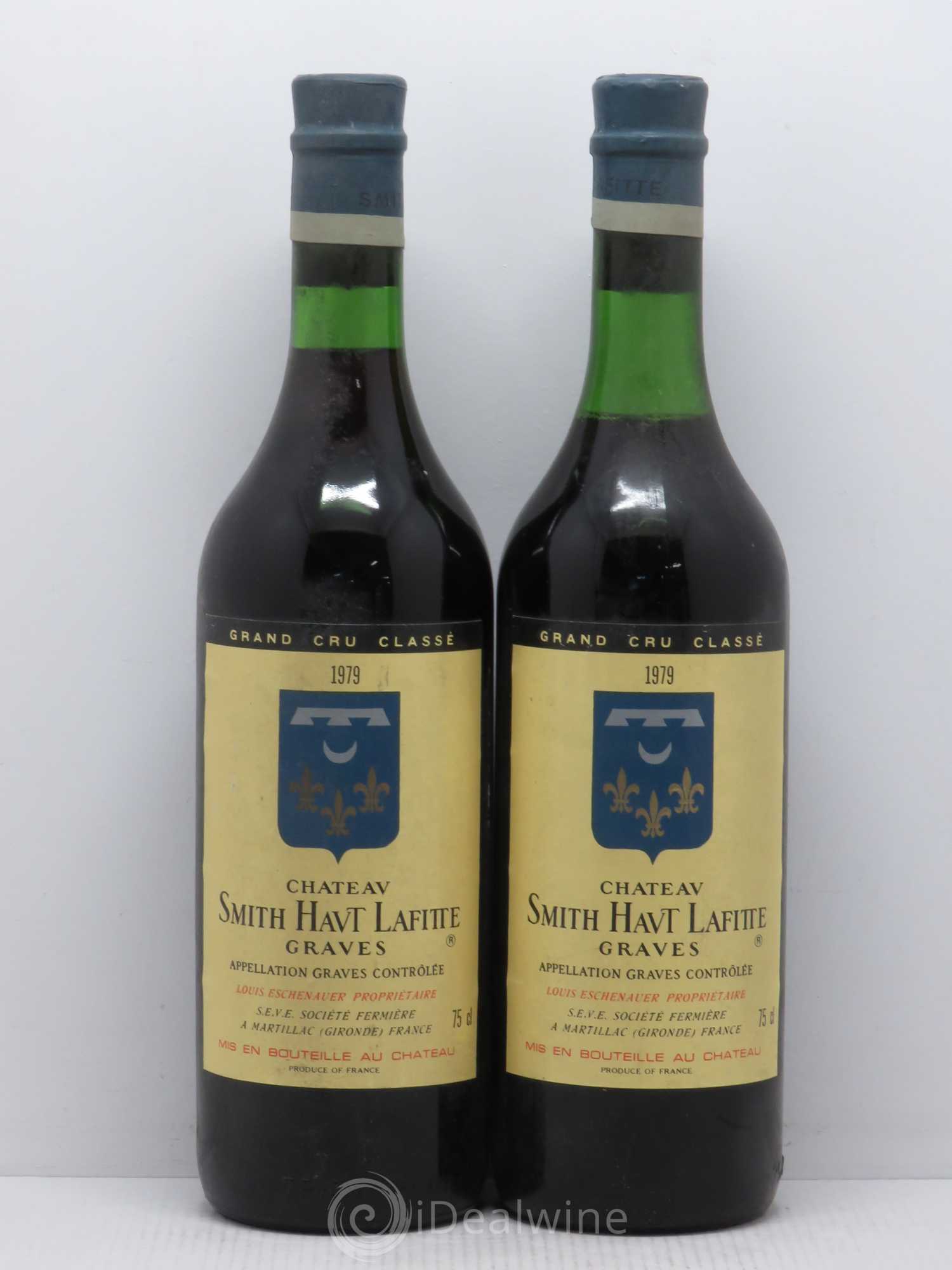 Château Smith Haut Lafitte Cru Classé de Graves 1979 - Lot de 2 bouteilles - 0