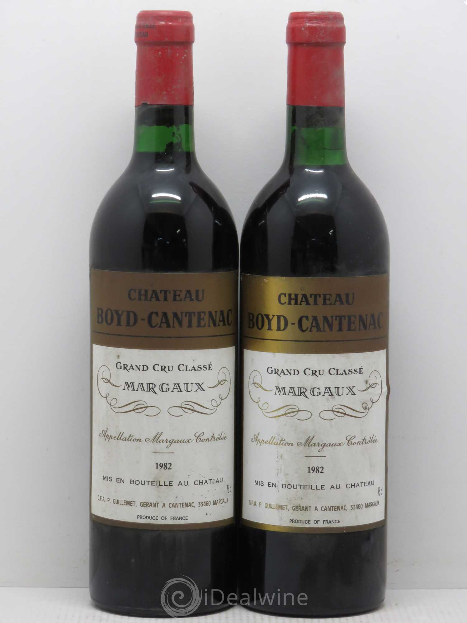 Château Boyd Cantenac 3ème Grand Cru Classé 1982 - Lot de 2 bouteilles - 0