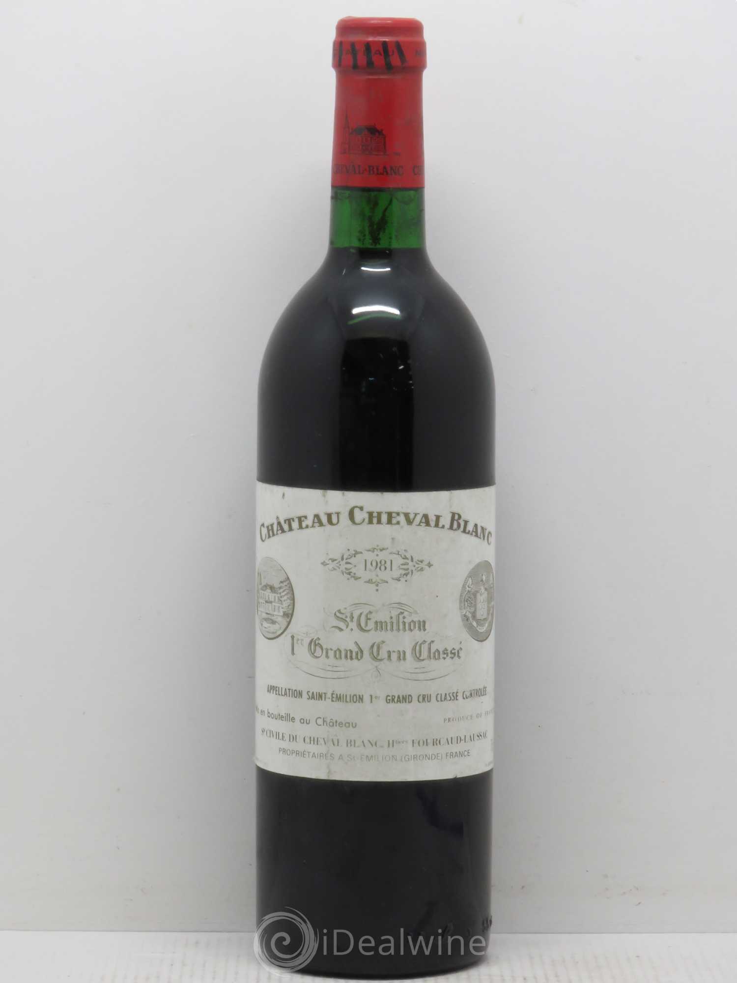 Château Cheval Blanc 1er Grand Cru Classé A 1981 - Lot de 1 bouteille - 0