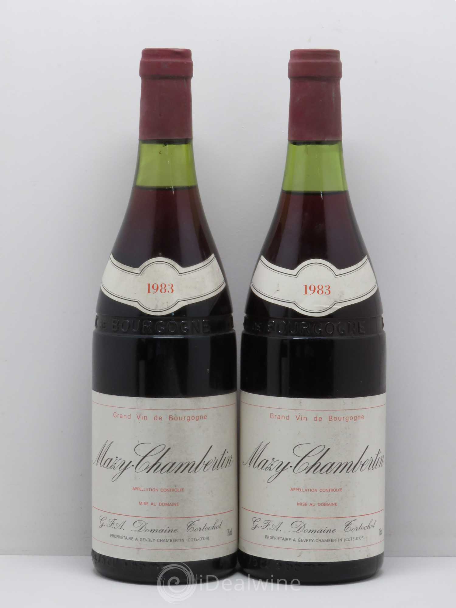 Mazis-Chambertin Grand Cru Tortochot 1983 - Lot de 2 bouteilles - 0
