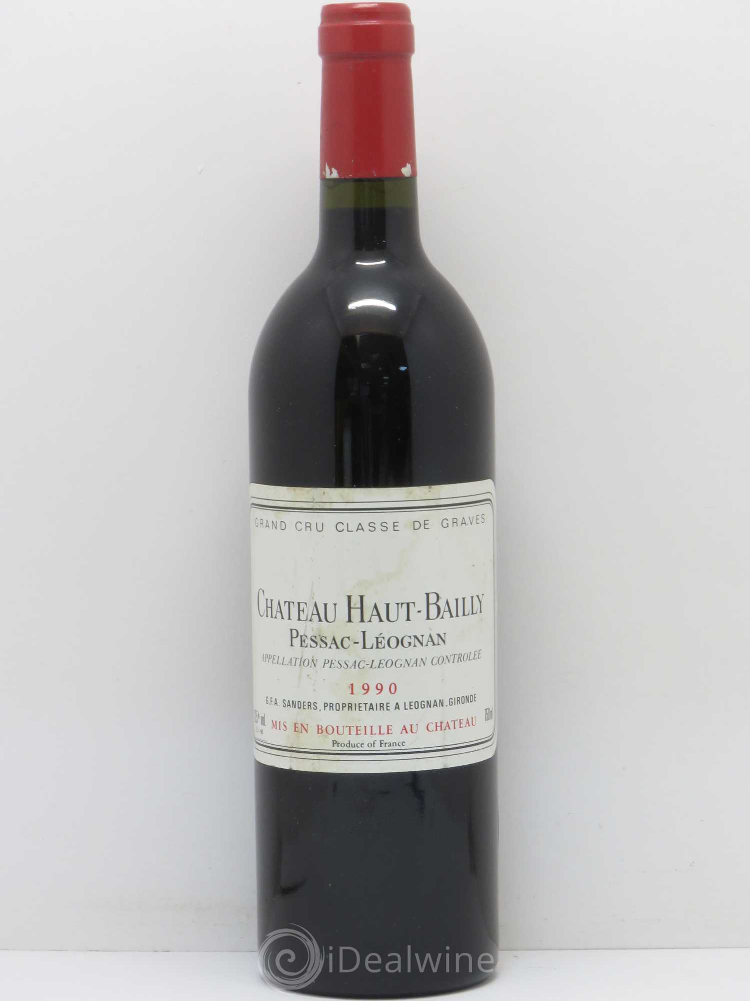 Château Haut-Bailly Cru Classé de Graves 1990 - Lot de 1 bouteille - 0