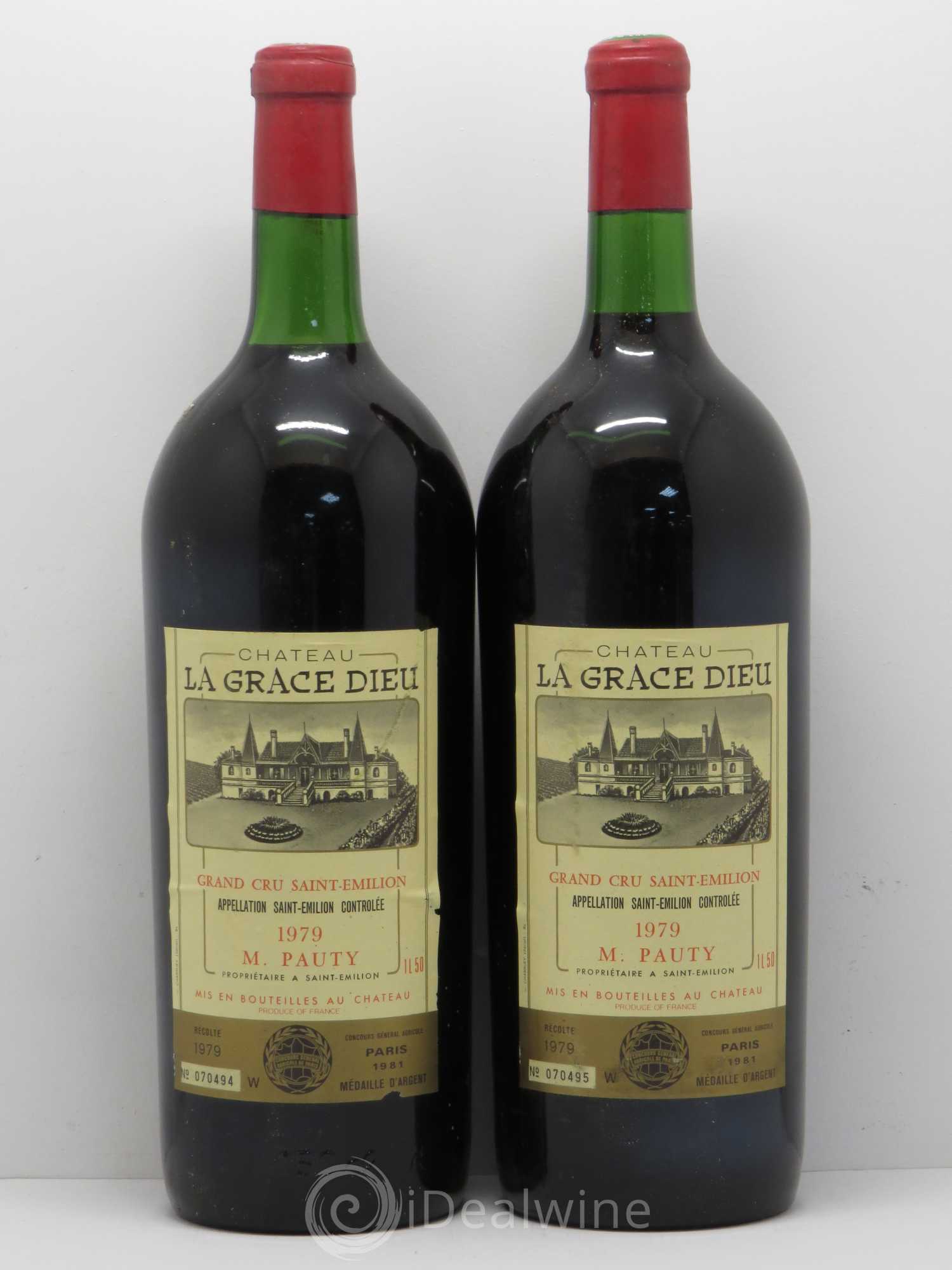 Château la Grâce Dieu (sans prix de réserve) 1979 - Lot de 2 magnums - 0