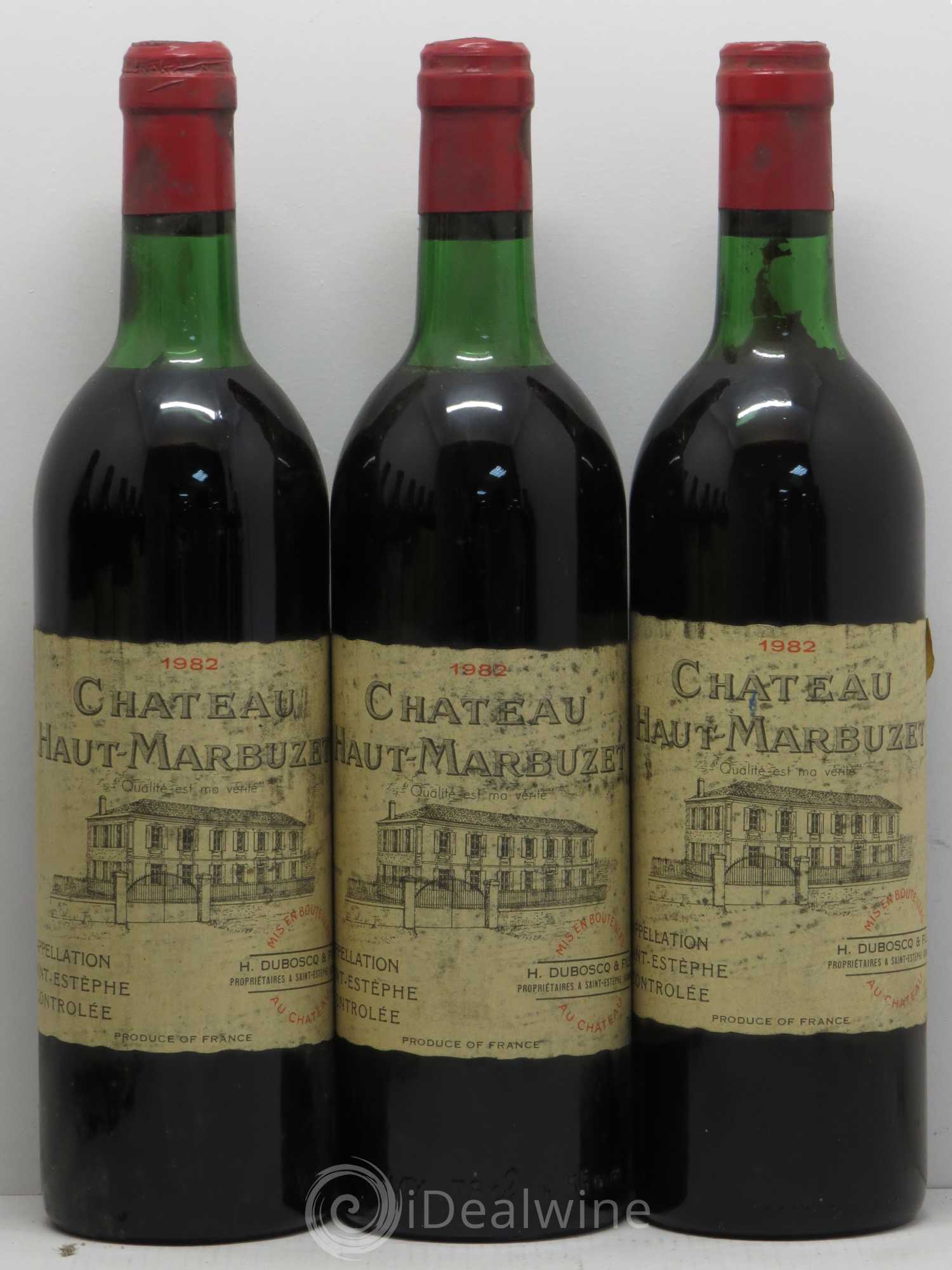Château Haut Marbuzet (sans prix de réserve) 1982 - Lot de 12 bouteilles - 2