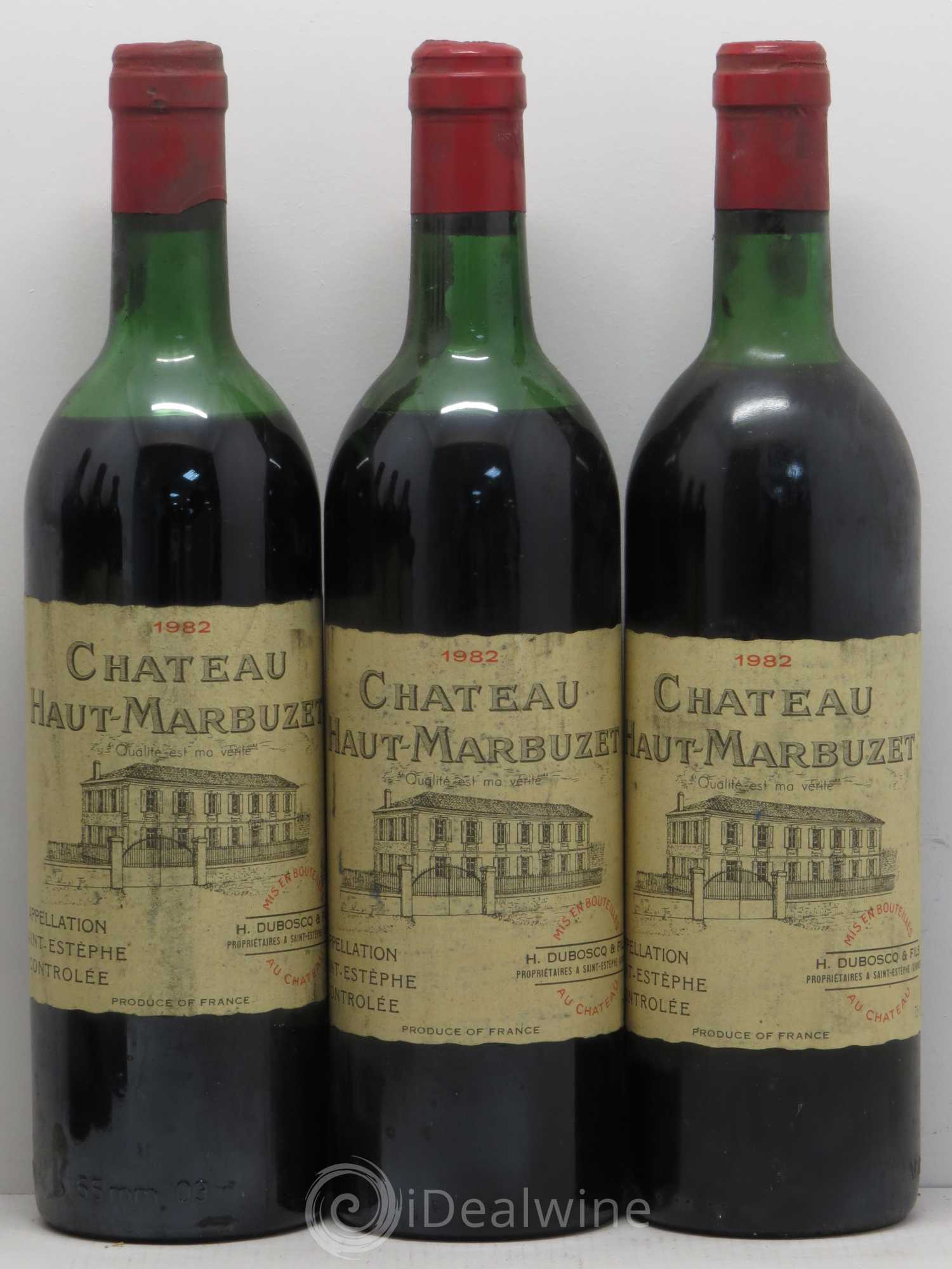 Château Haut Marbuzet (sans prix de réserve) 1982 - Lot de 12 bouteilles - 3