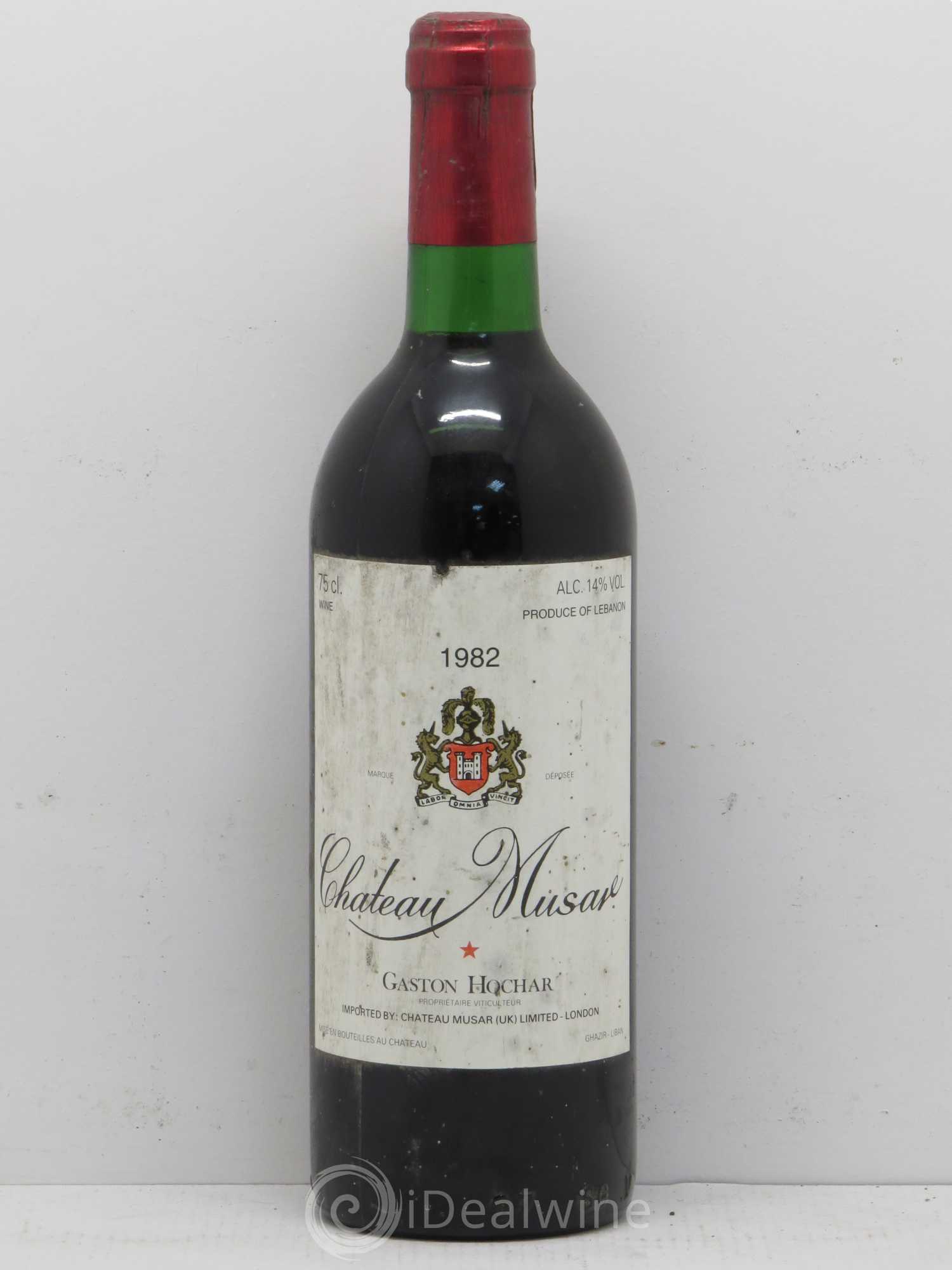 Château Musar Serge Hochar 1982 - Lot de 1 bouteille - 0