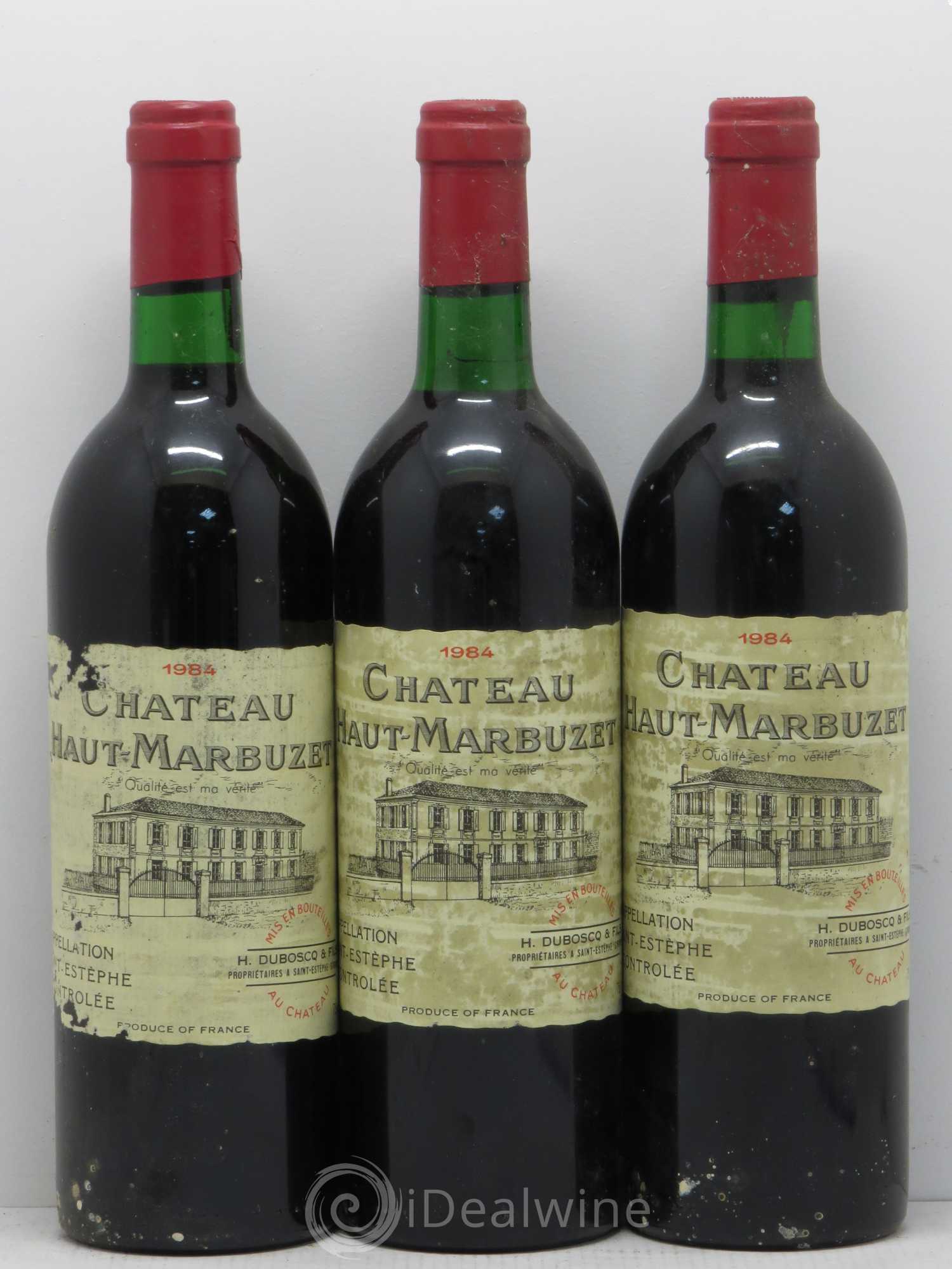 Château Haut Marbuzet 1984 - Lot de 6 bouteilles - 2