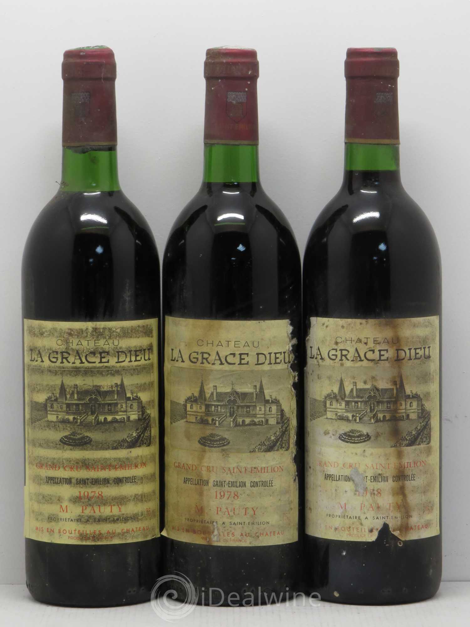 Château la Grâce Dieu 1978 - Lot de 6 bouteilles - 2