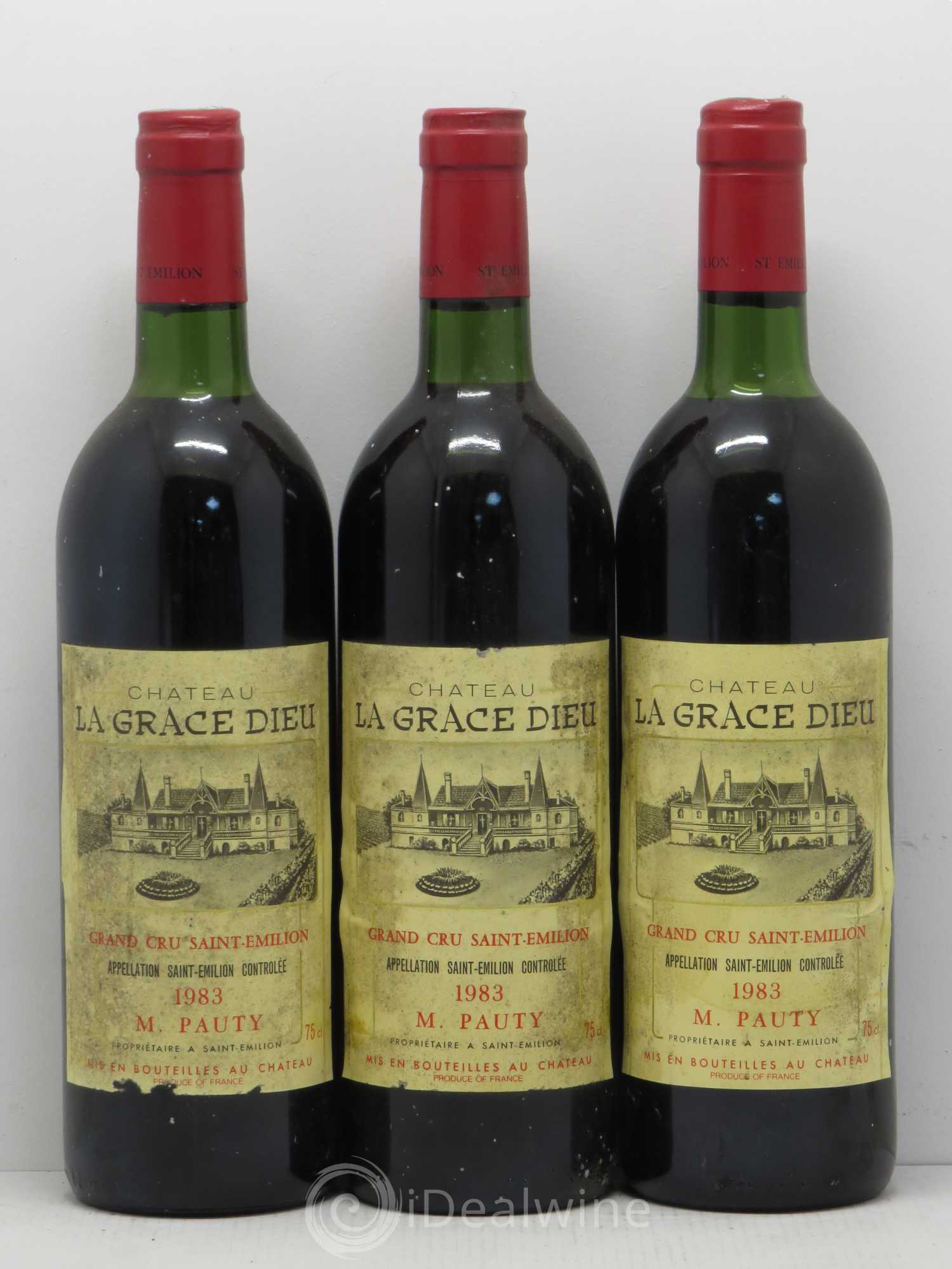 Château la Grâce Dieu (sans prix de réserve) 1983 - Lot de 6 bouteilles - 2