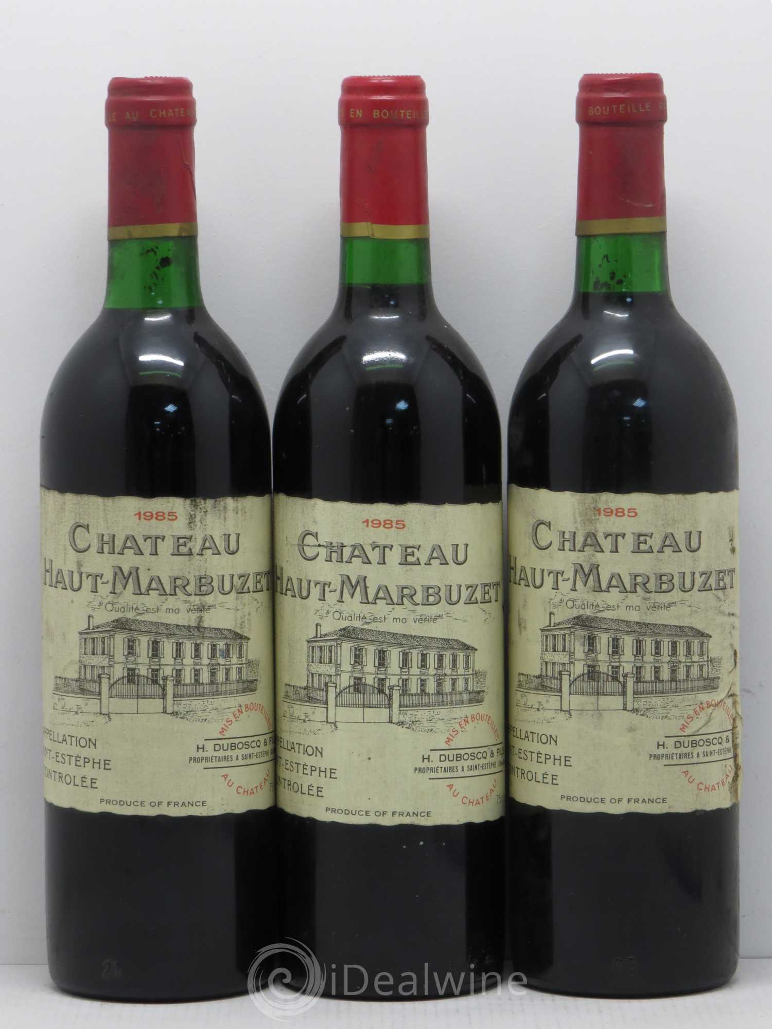 Château Haut Marbuzet 1985 - Lot de 12 bouteilles - 4