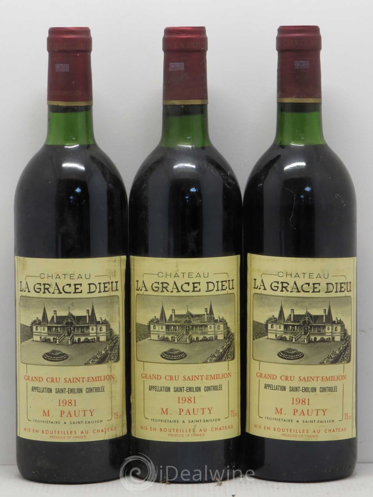Château la Grâce Dieu 1981 - Lot de 6 bouteilles - 2