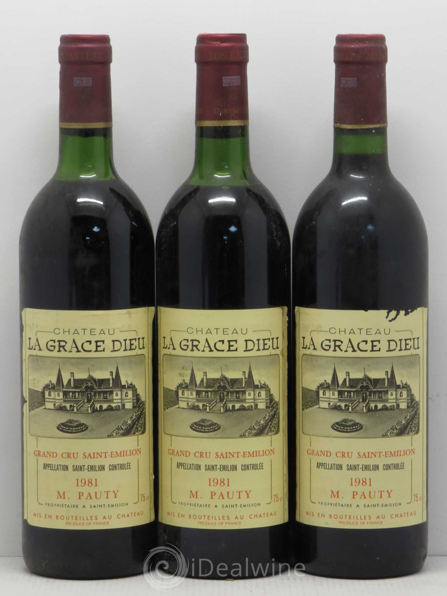 Château la Grâce Dieu (sans prix de réserve) 1981 - Lot de 6 bouteilles - 2
