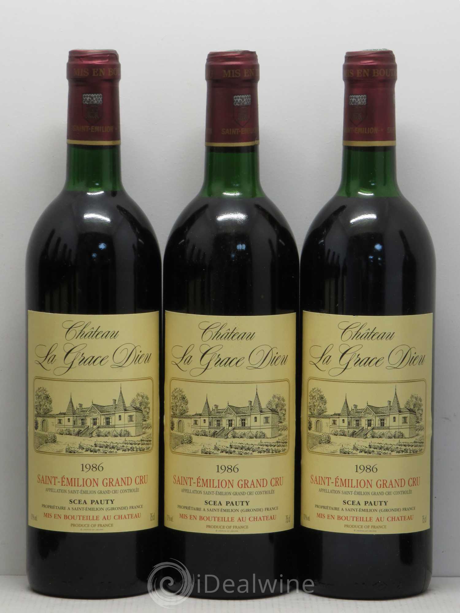 Château la Grâce Dieu (sans prix de réserve) 1986 - Lot de 12 bouteilles - 2