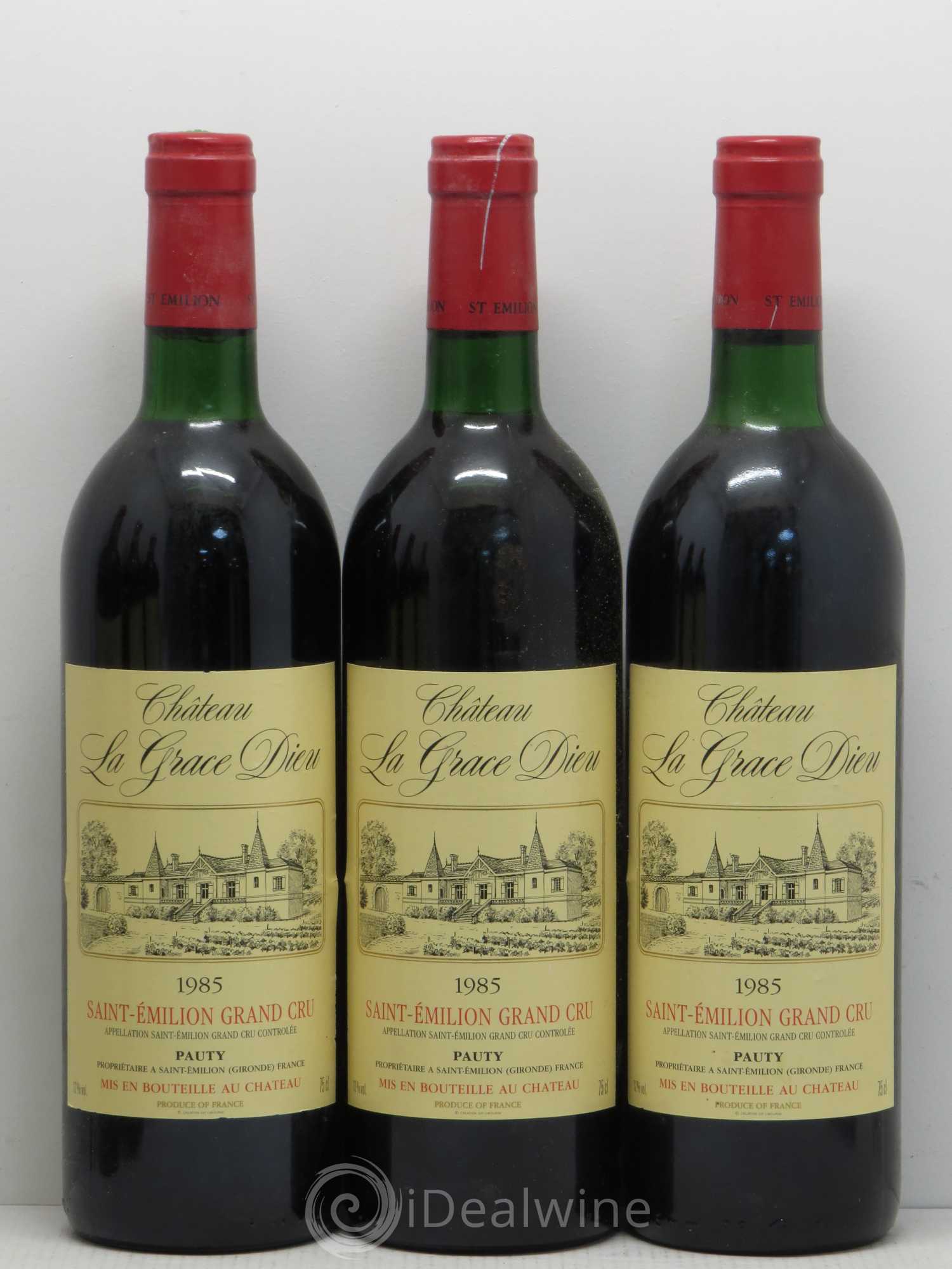 Château la Grâce Dieu (sans prix de réserve) 1985 - Lot de 6 bouteilles - 1