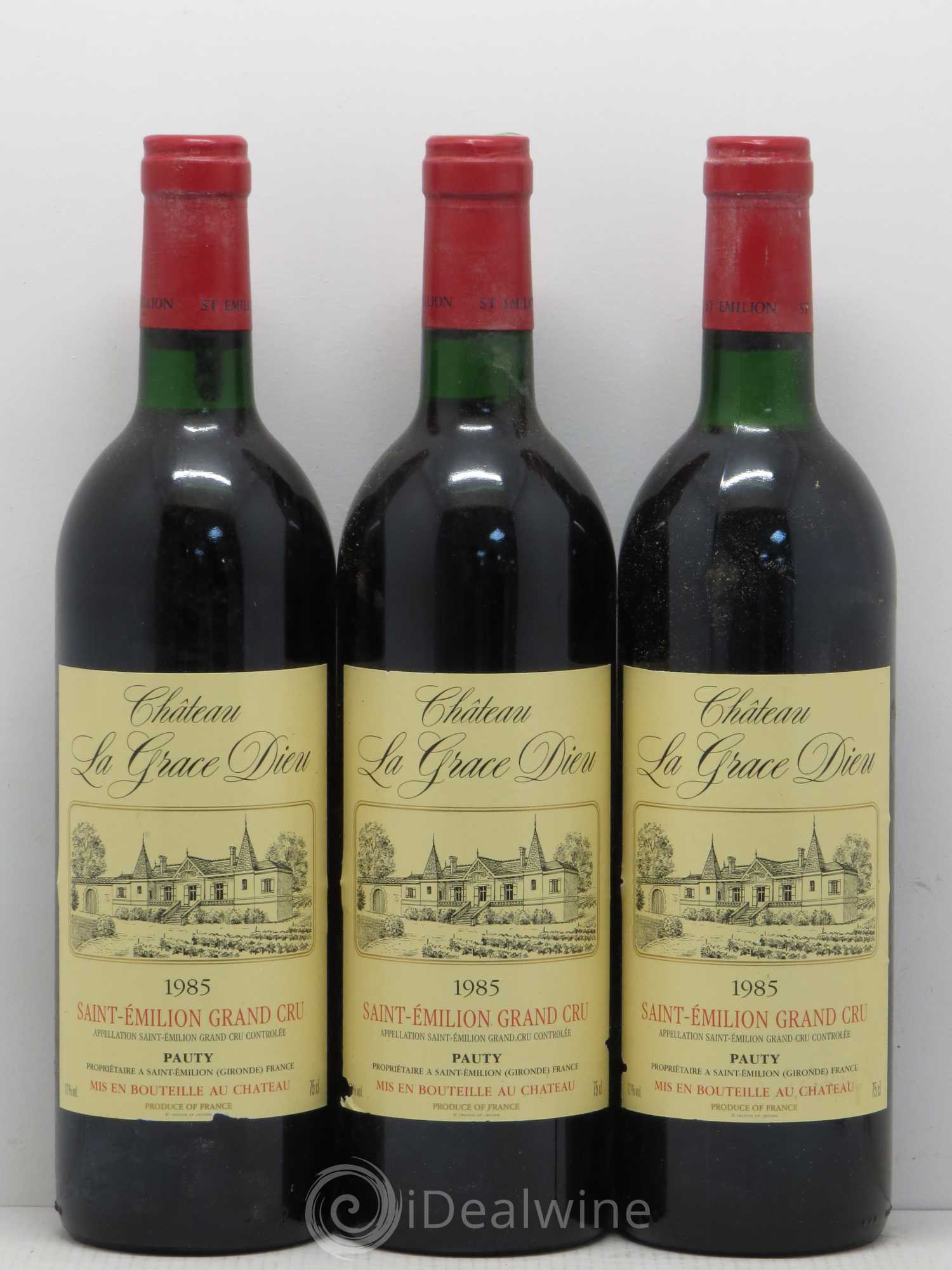 Château la Grâce Dieu (sans prix de réserve) 1985 - Lot de 6 bouteilles - 2