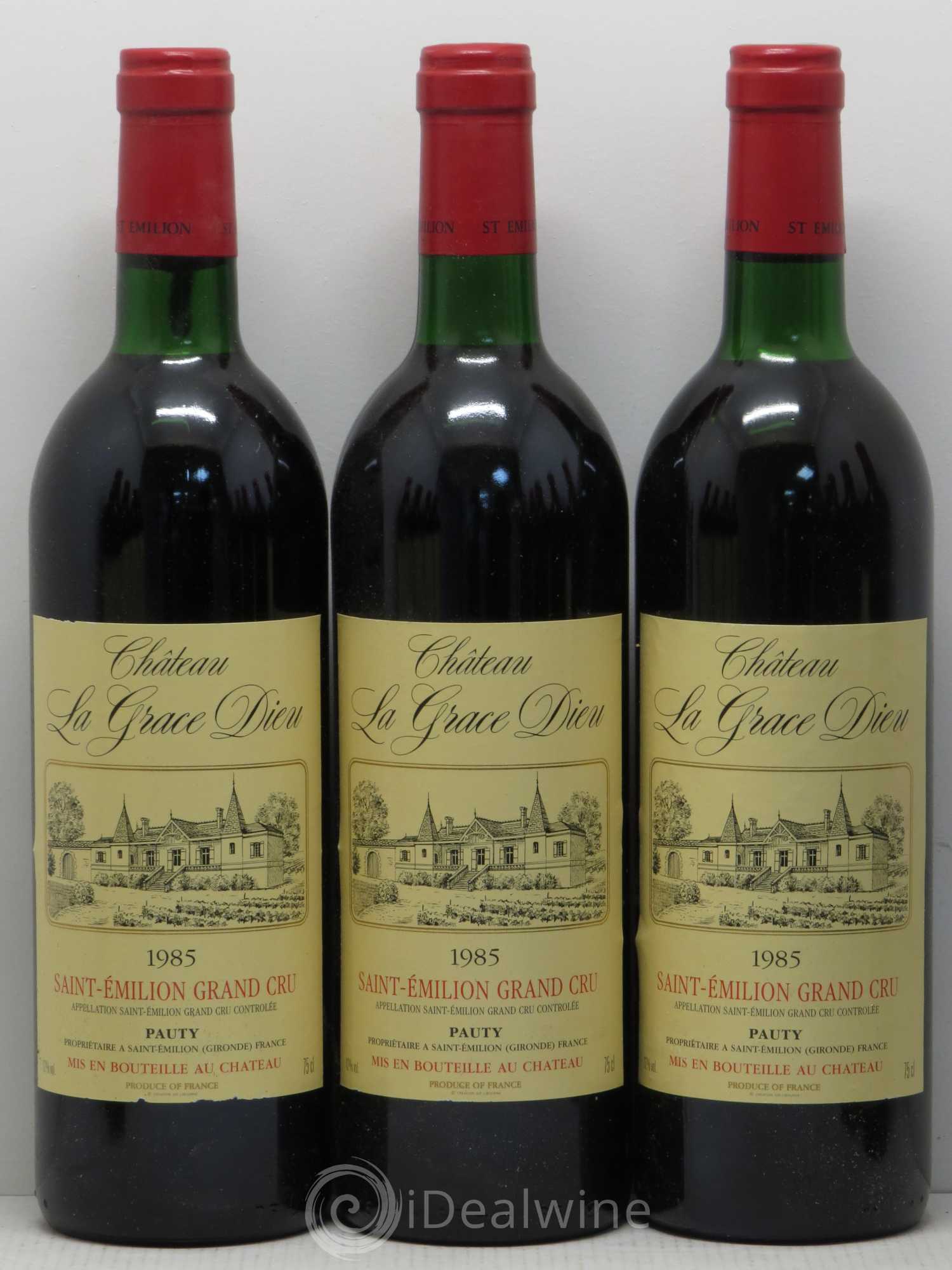 Château la Grâce Dieu (sans prix de réserve) 1985 - Lot de 12 bouteilles - 1