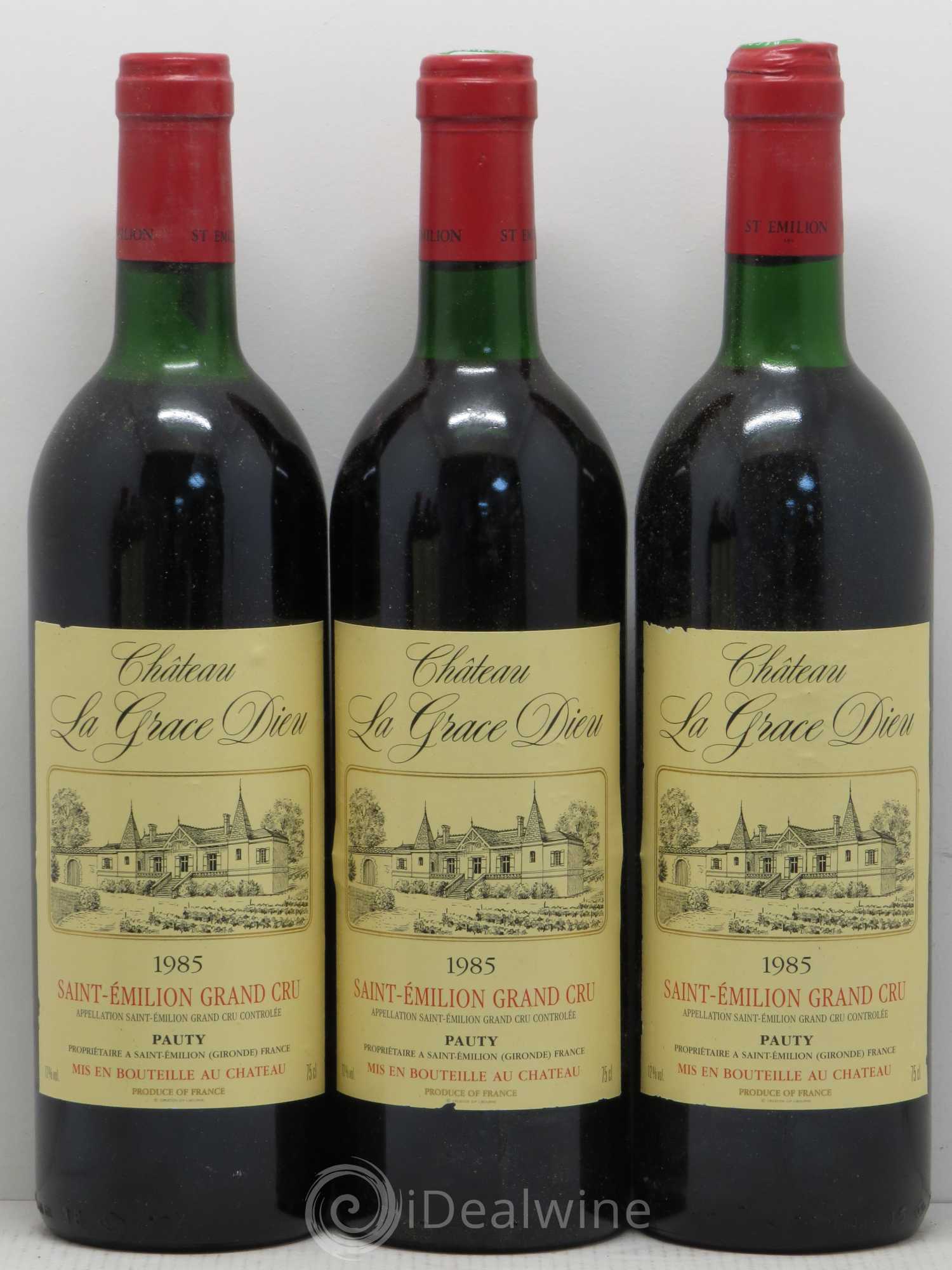 Château la Grâce Dieu (sans prix de réserve) 1985 - Lot de 12 bouteilles - 3