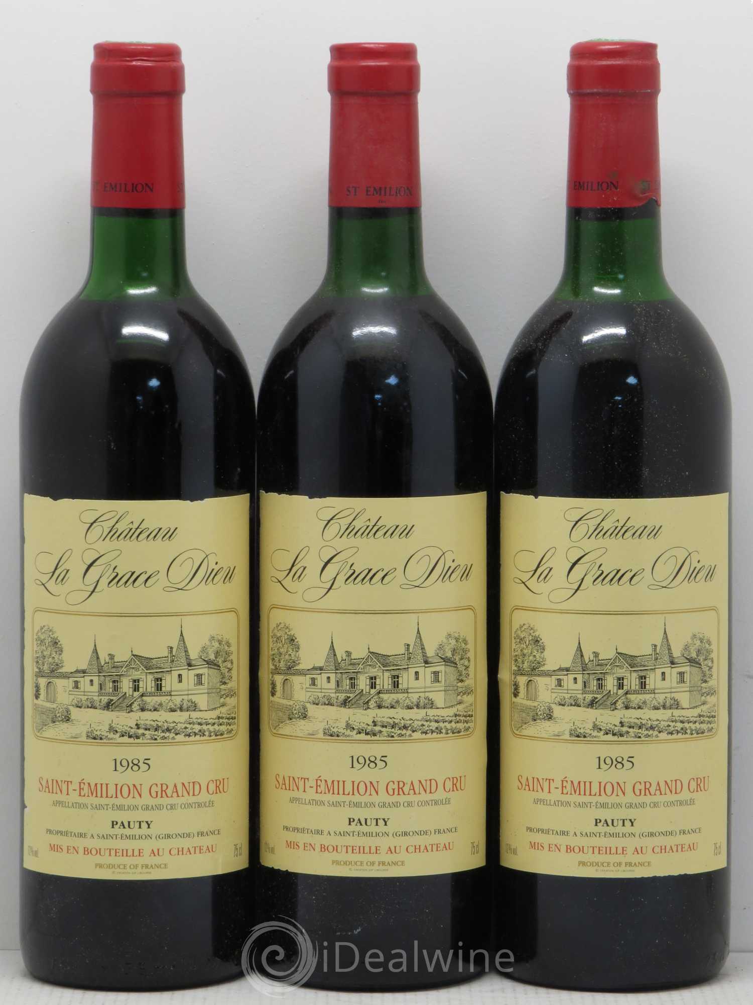 Château la Grâce Dieu (sans prix de réserve) 1985 - Lot de 12 bouteilles - 4