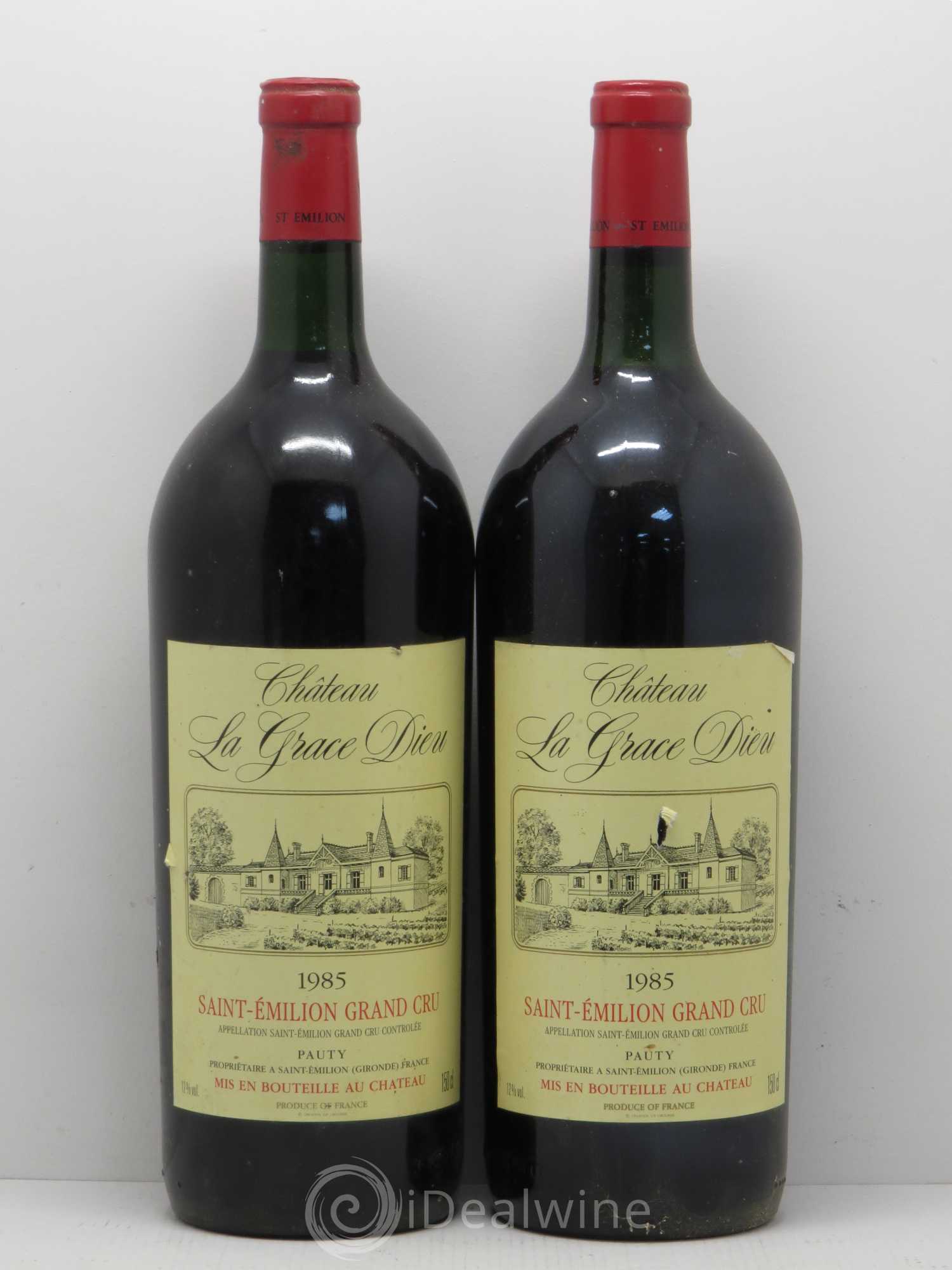 Château la Grâce Dieu (sans prix de réserve) 1985 - Lot de 2 magnums - 0