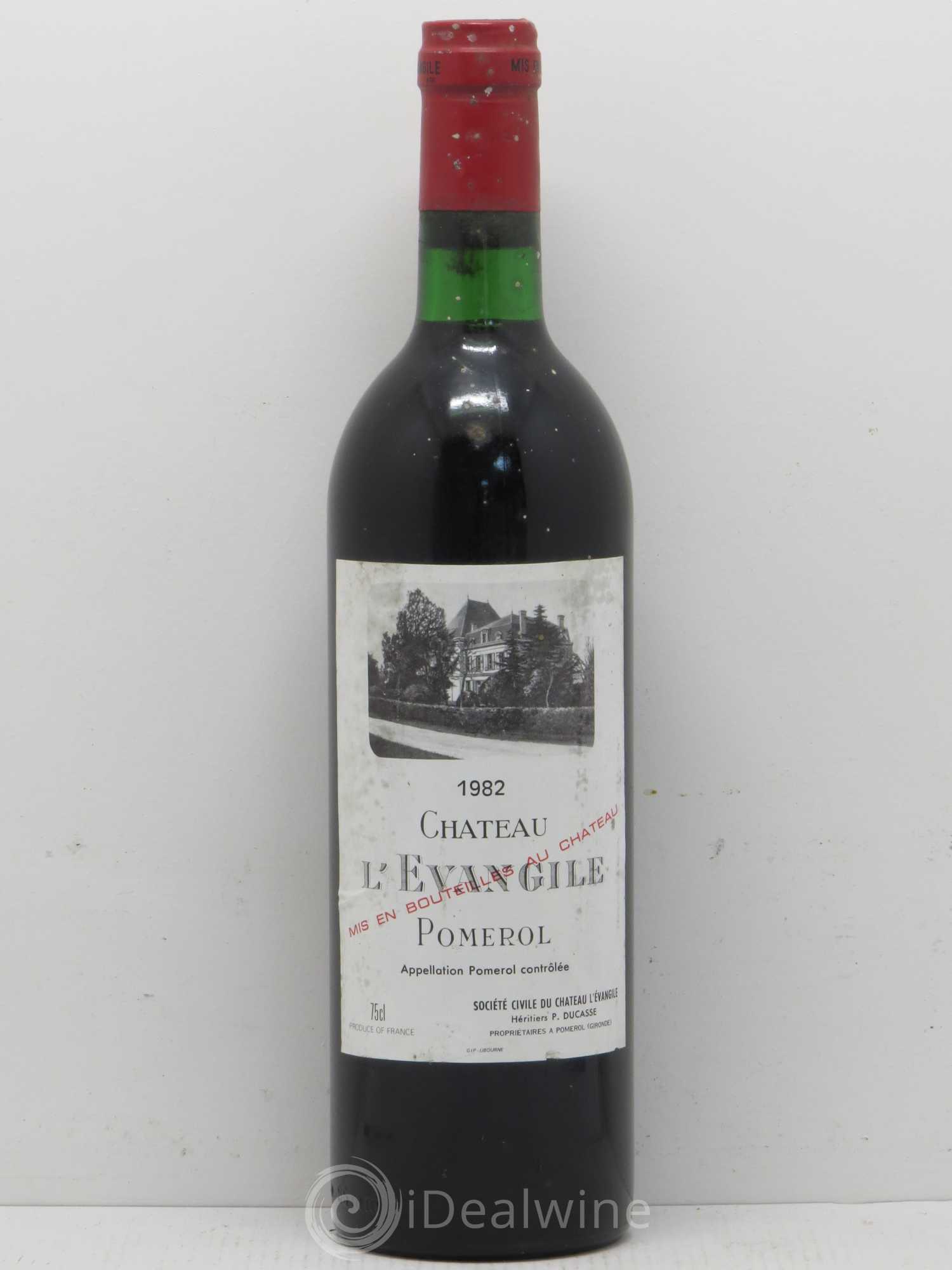 Château l' Évangile 1982 - Lot de 1 bouteille - 0