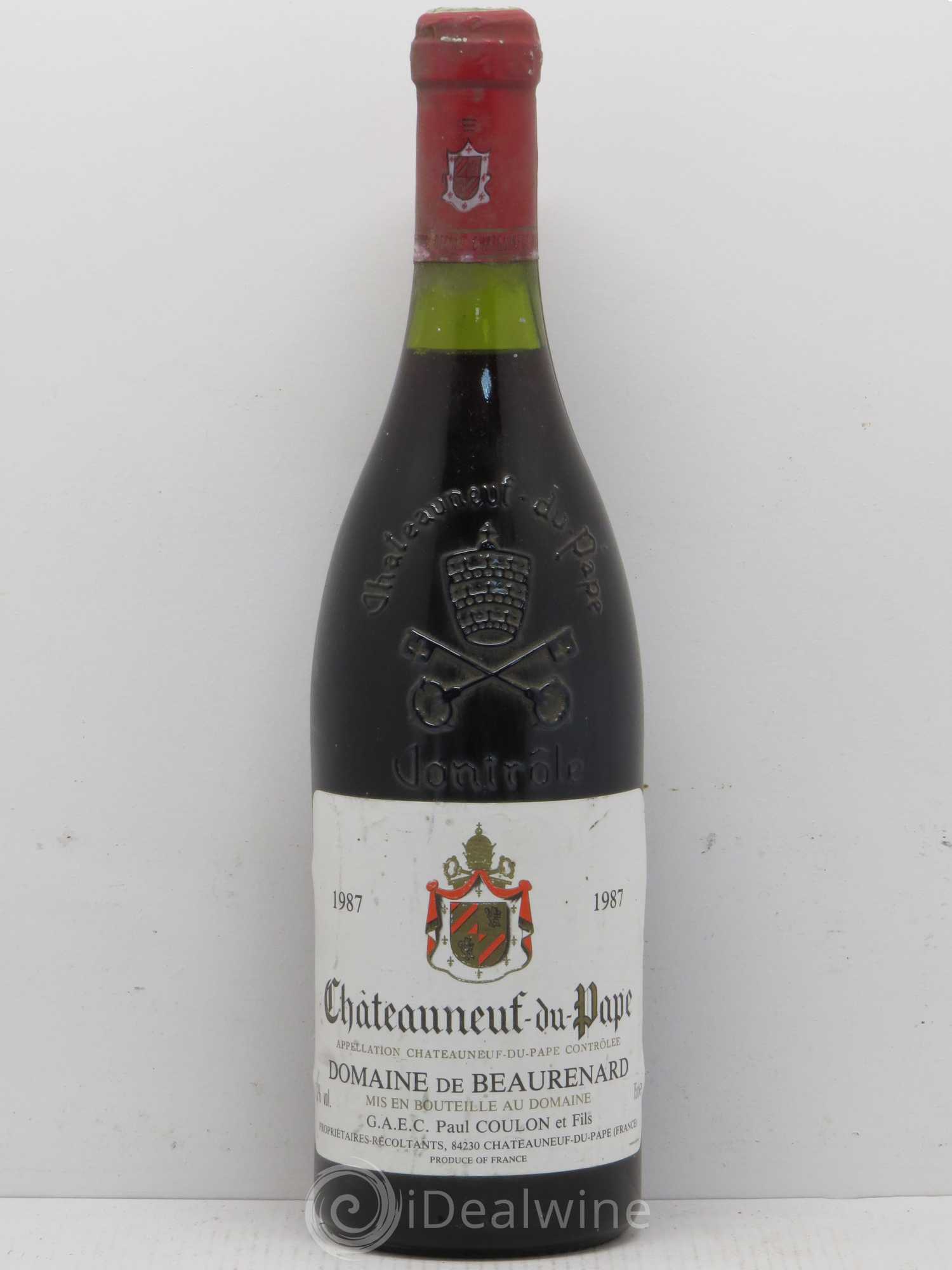 Châteauneuf-du-Pape Beaurenard (Domaine de) 1987 - Lot de 1 bouteille - 0