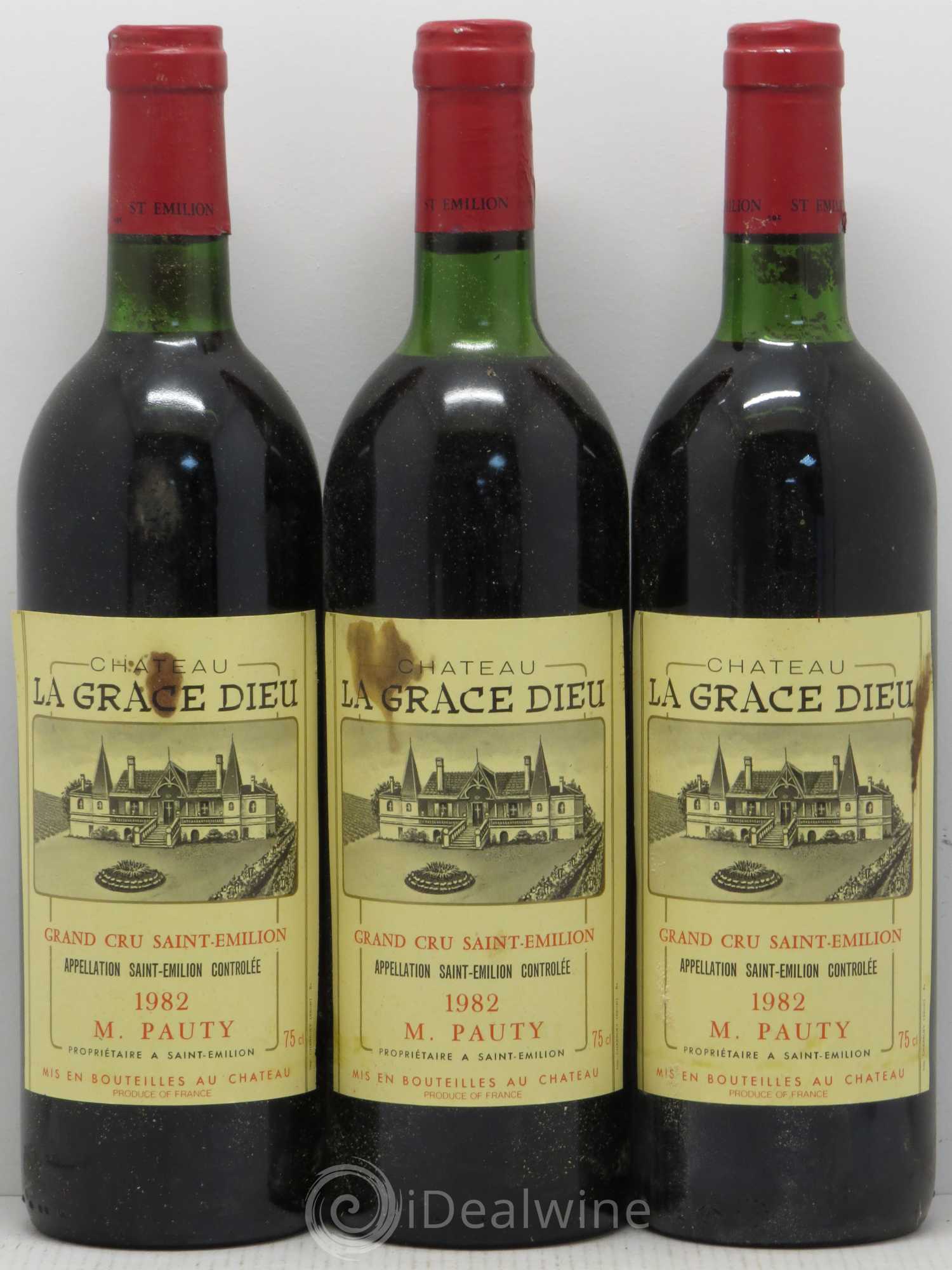 Château la Grâce Dieu 1982 - Lot de 6 bouteilles - 2