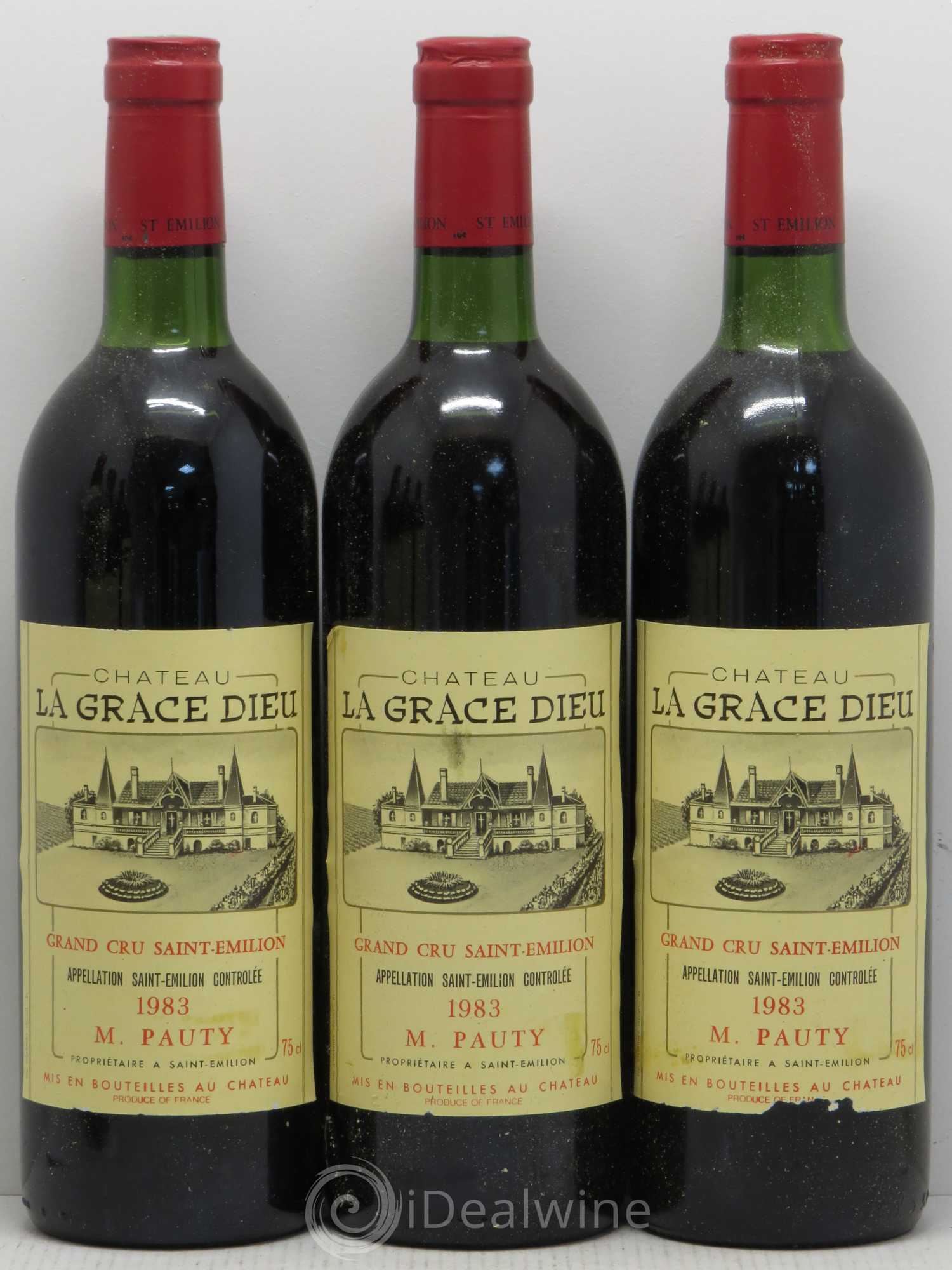 Château la Grâce Dieu 1983 - Lot de 6 bouteilles - 1