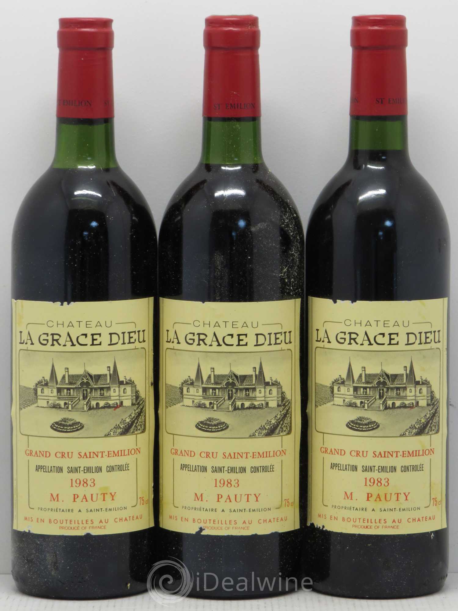 Château la Grâce Dieu 1983 - Lot de 6 bouteilles - 2