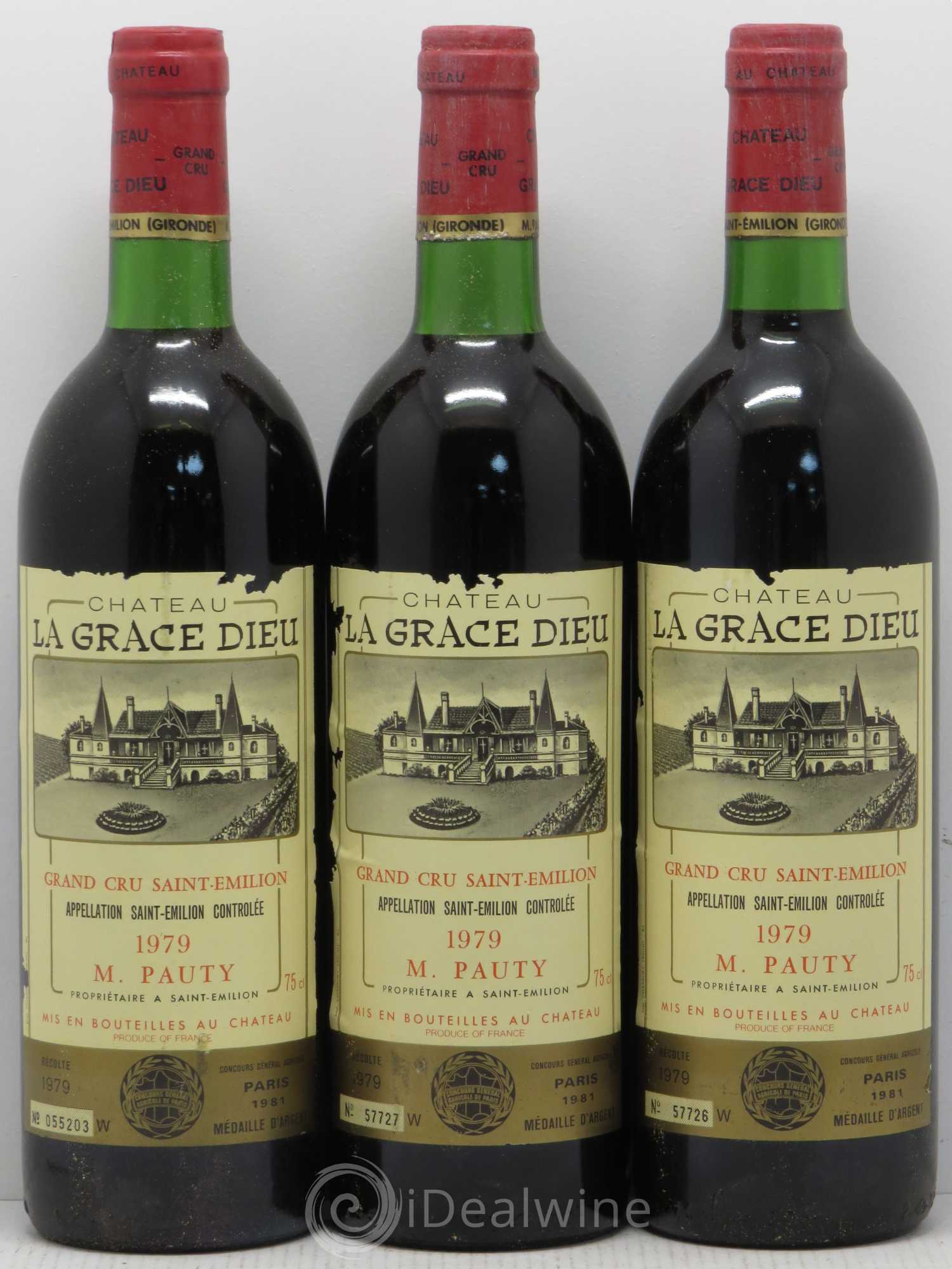 Château la Grâce Dieu (sans prix de réserve) 1979 - Lot de 6 bouteilles - 2