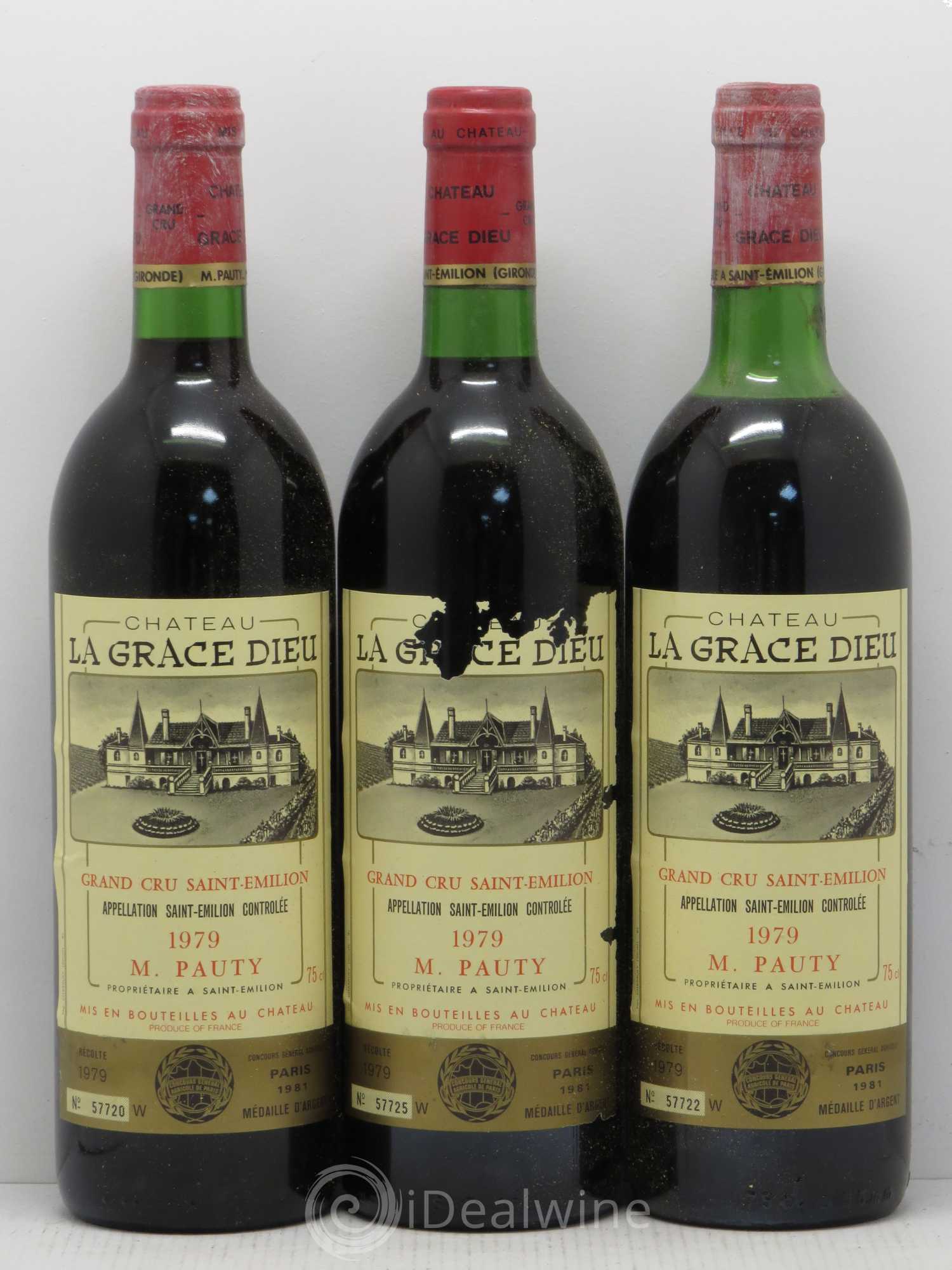 Château la Grâce Dieu (sans prix de réserve) 1979 - Lot de 6 bouteilles - 2