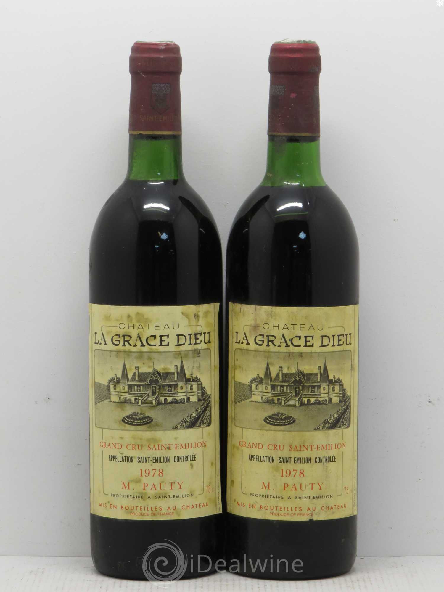 Château la Grâce Dieu 1978 - Lot de 5 bouteilles - 2