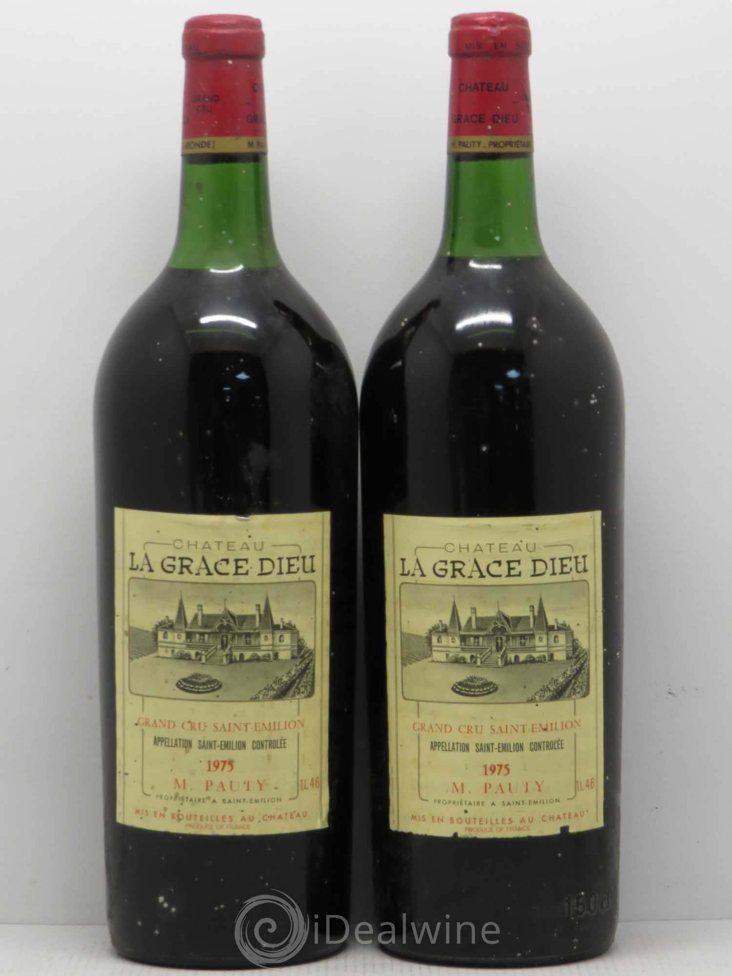Château la Grâce Dieu (sans prix de réserve) 1975 - Lot de 2 magnums - 0
