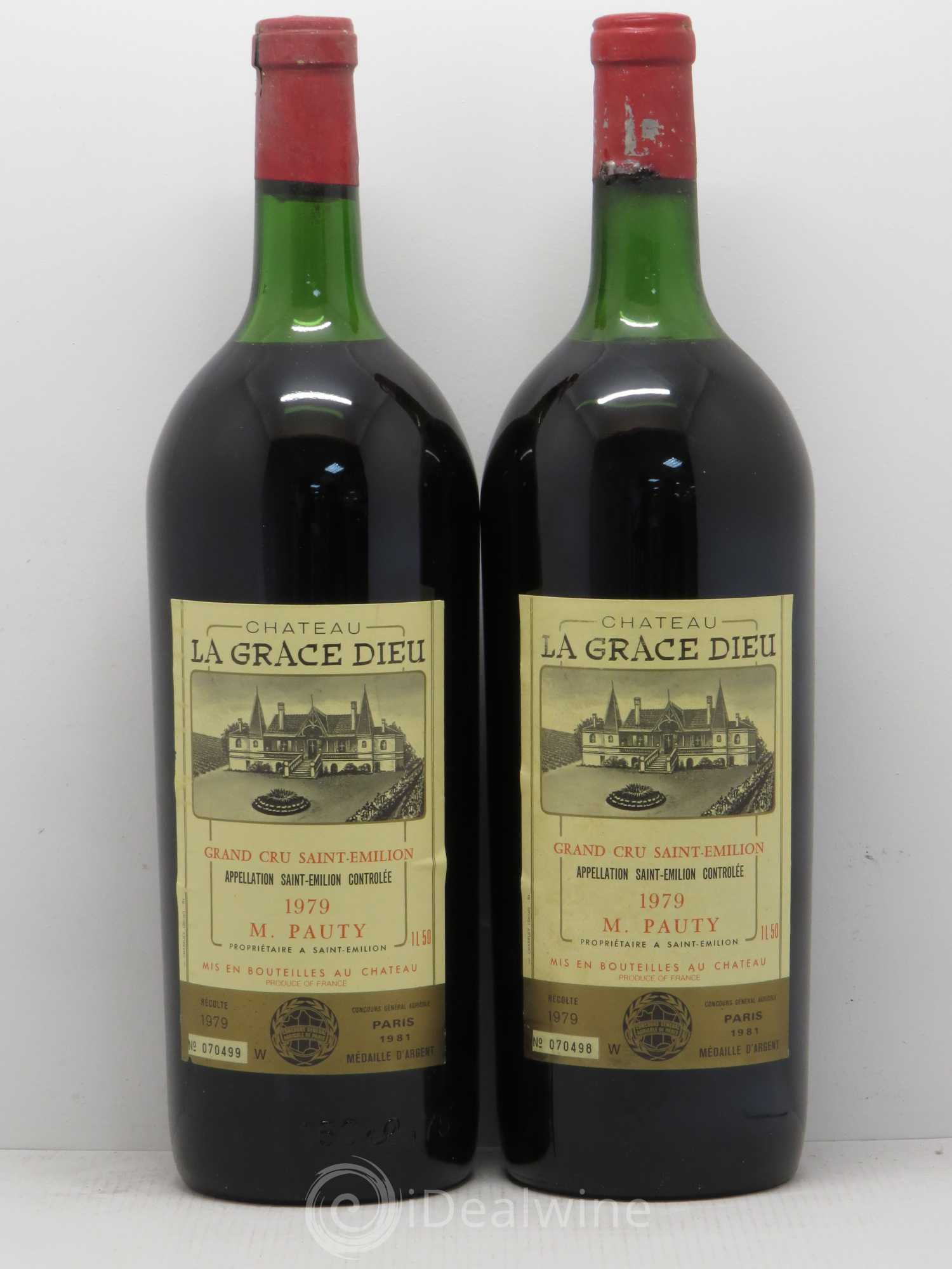 Château la Grâce Dieu (sans prix de réserve) 1979 - Lot de 2 magnums - 0